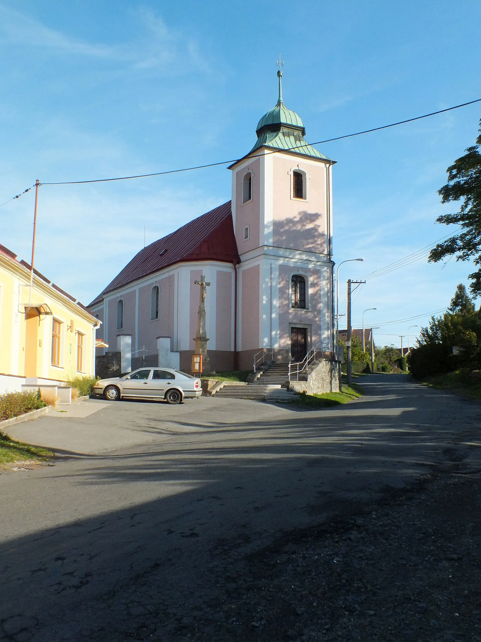 Photo showing: The Saint Nicholas church in Partutovice
