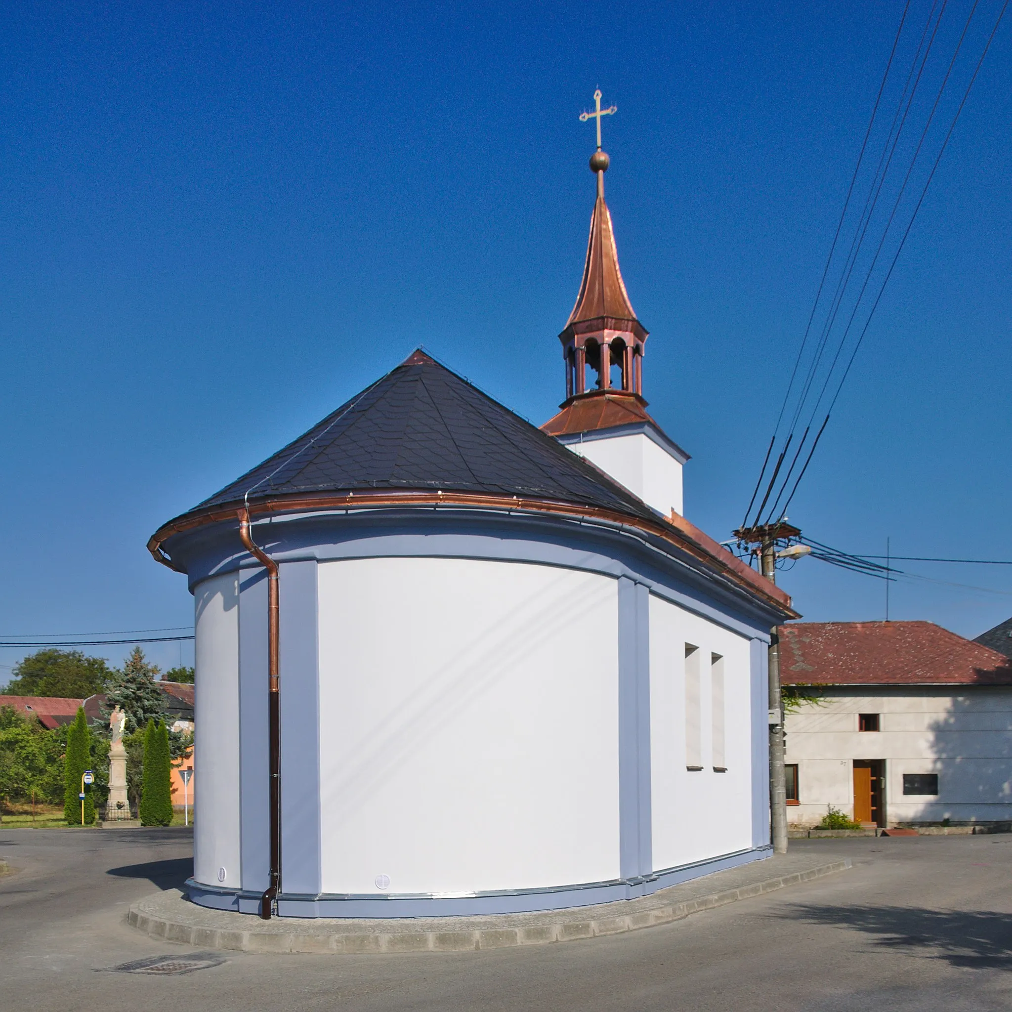 Photo showing: Kaple Stětí svatého Jana Křtitele, Lazníčky, okres Přerov