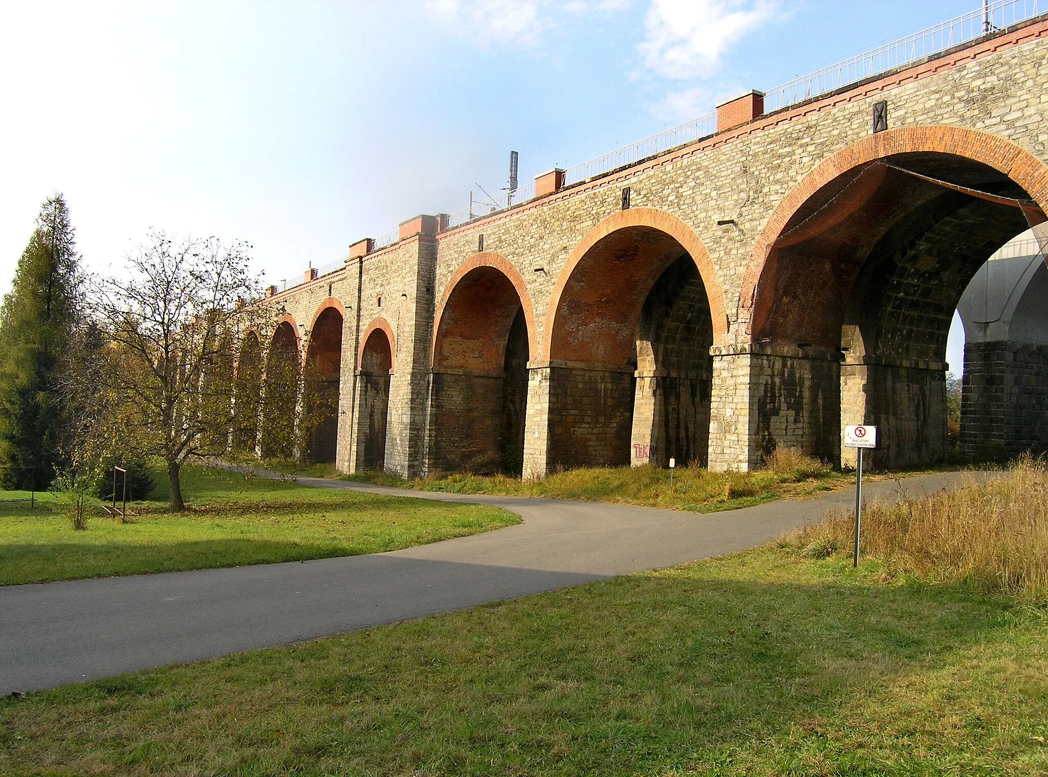Photo showing: Technical monument Hranice Viaducts in Hranice, Czech Republic