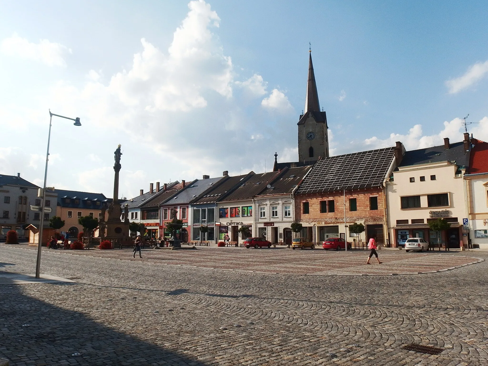 Photo showing: Mohelnice, Šumperk District, Czech Republic. Náměstí Svobody square.