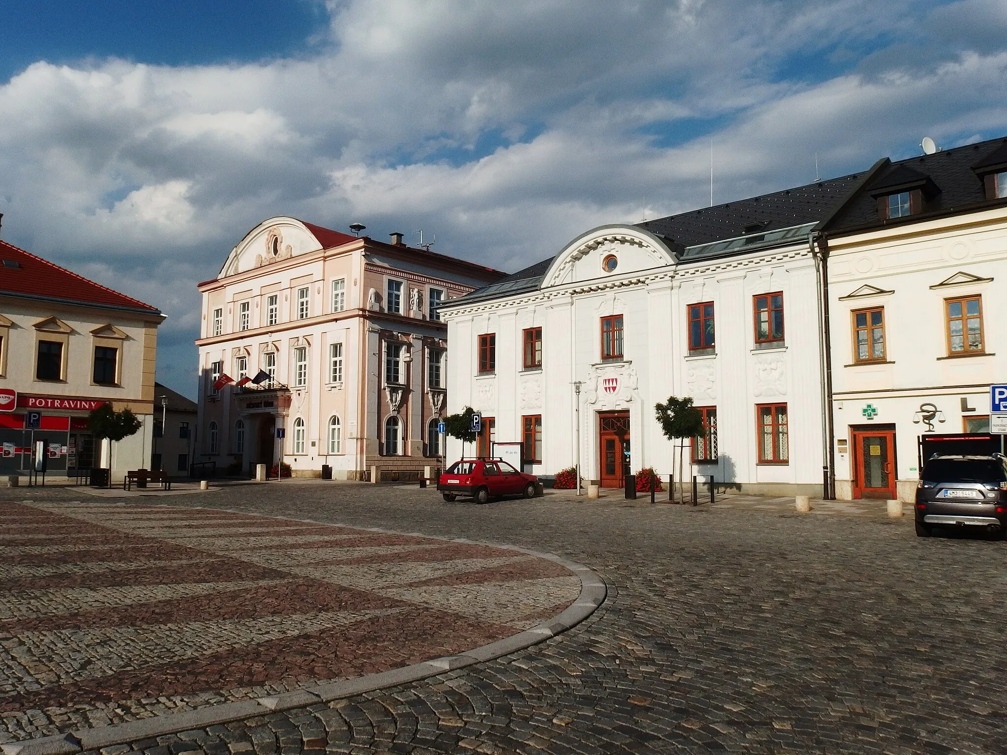 Photo showing: Mohelnice, Šumperk District, Czech Republic. Náměstí Svobody square.