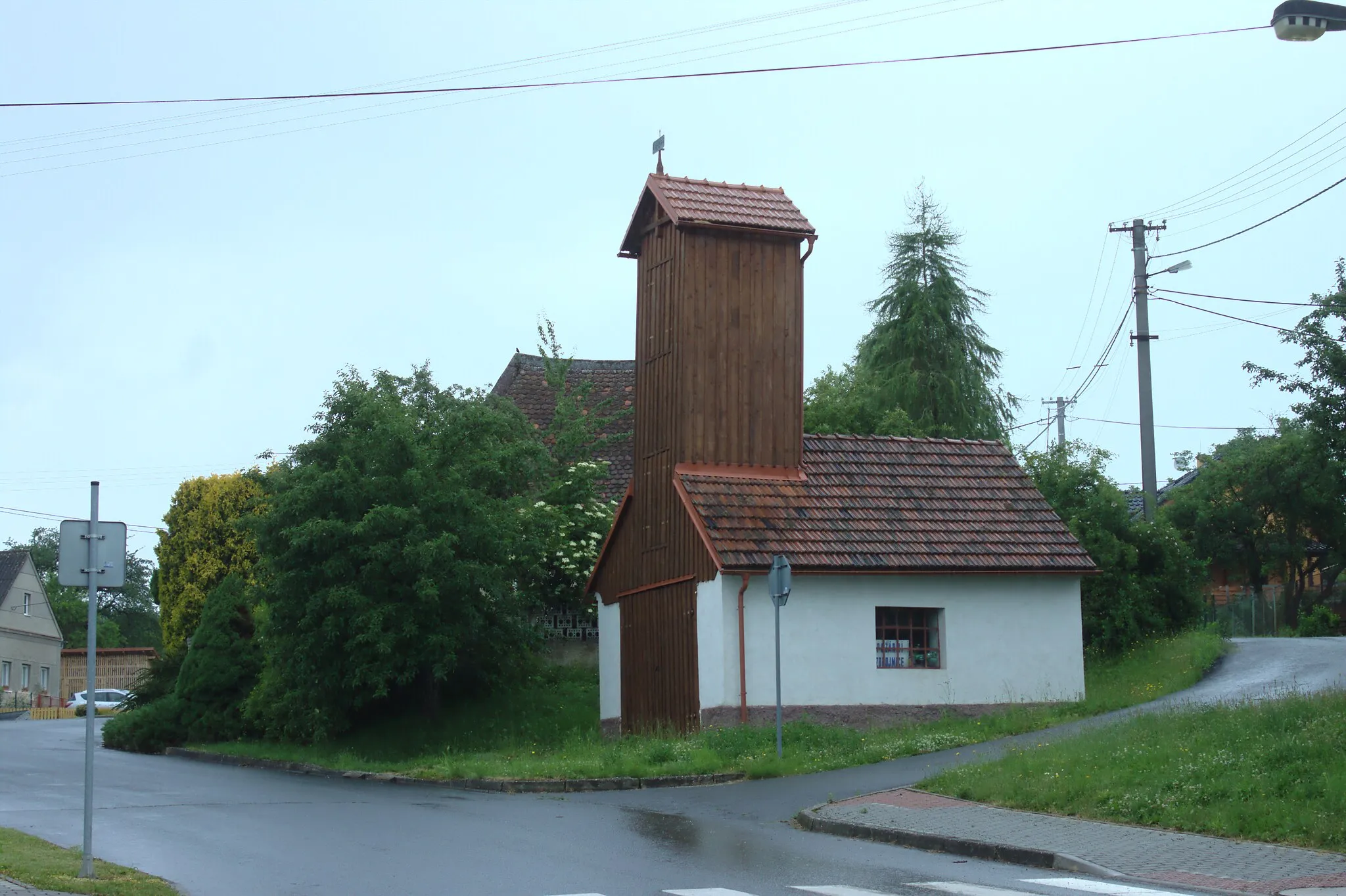 Photo showing: A fire station in Veleboř, Olomouc Region, CZ
