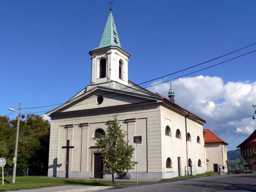Photo showing: St. Martin church in Skalice, now part of Frýdek-Místek, Czech Republic