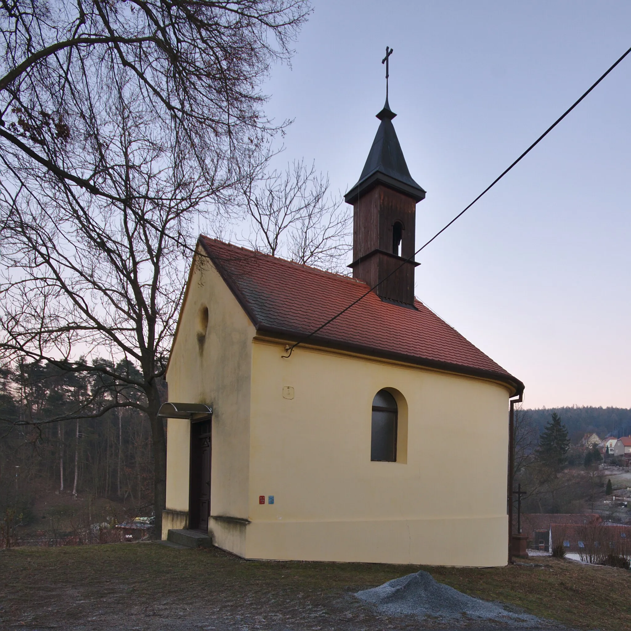 Photo showing: Kaple Nanebevzetí Panny Marie, Holešín, Rájec-Jestřebí, okres Blansko