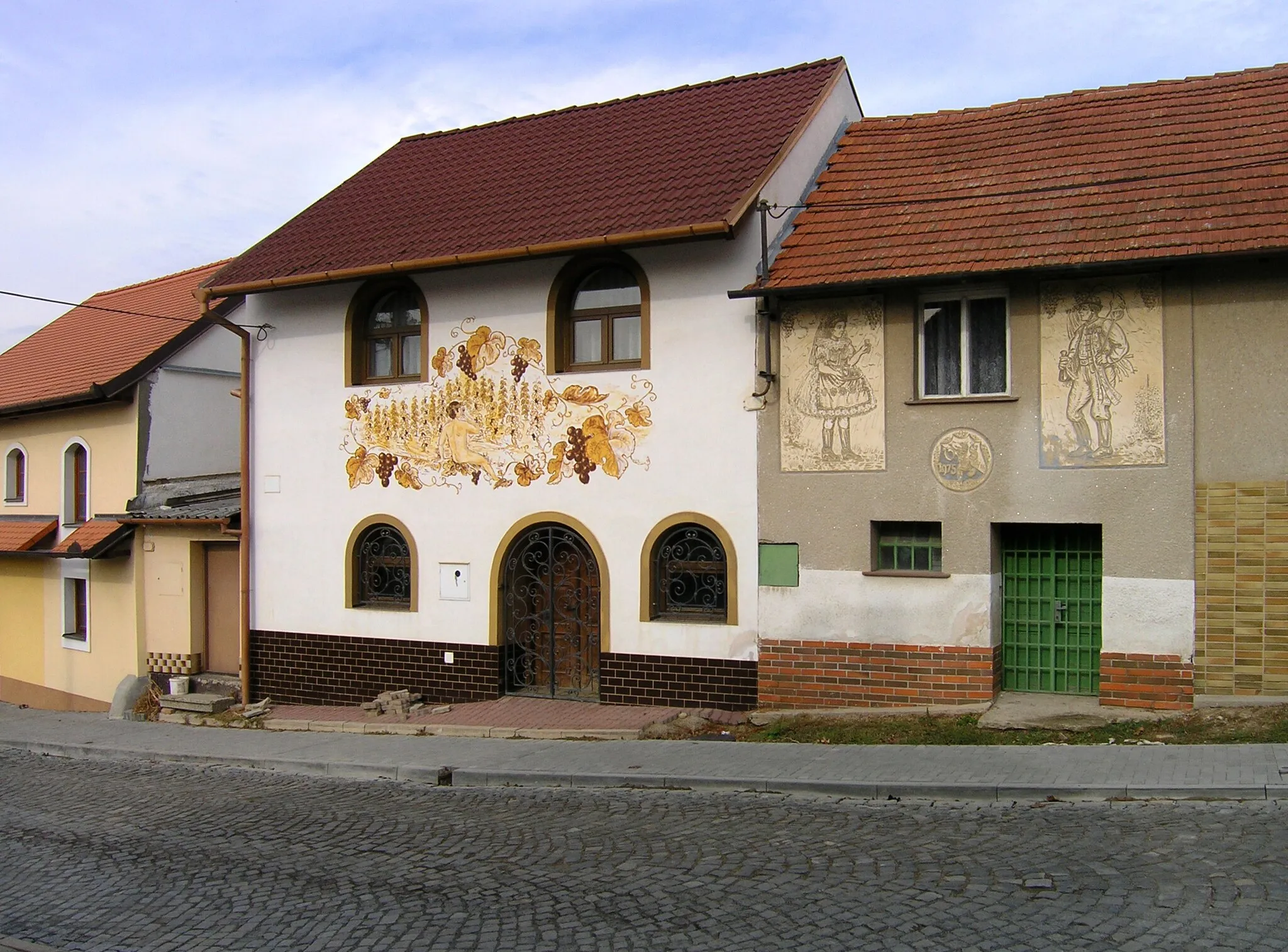 Photo showing: Middle part of Kobylí village, Czech Republic