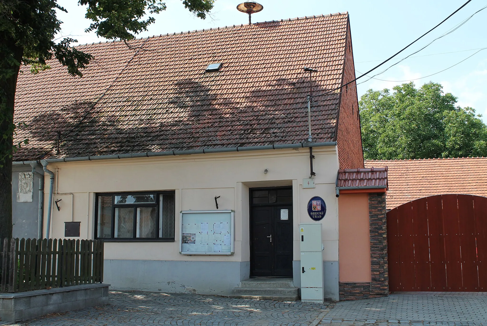 Photo showing: Municipal office, Tučapy, Vyškov District, Czech Republic