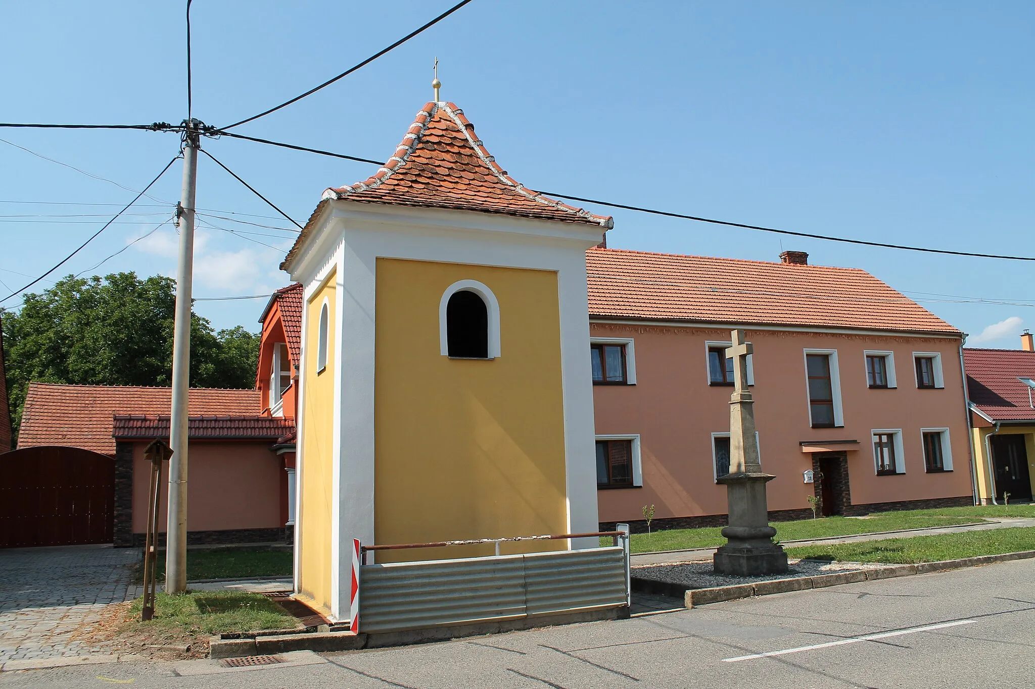 Photo showing: Bell tower, Tučapy, Vyškov District, Czech Republic