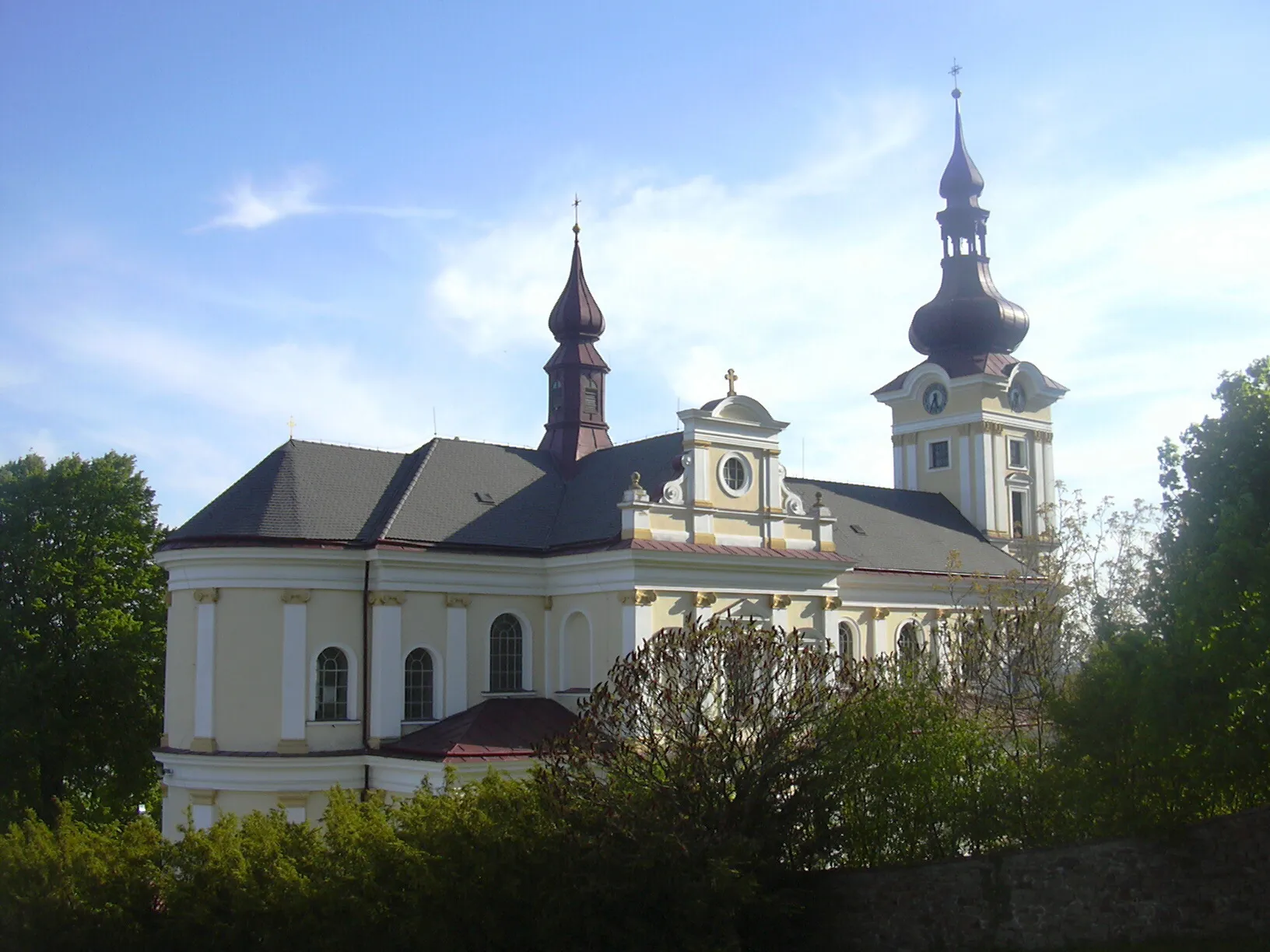 Photo showing: Pustiměř - kostel svatého Benedikta (Vyškov District, Czech Republic)