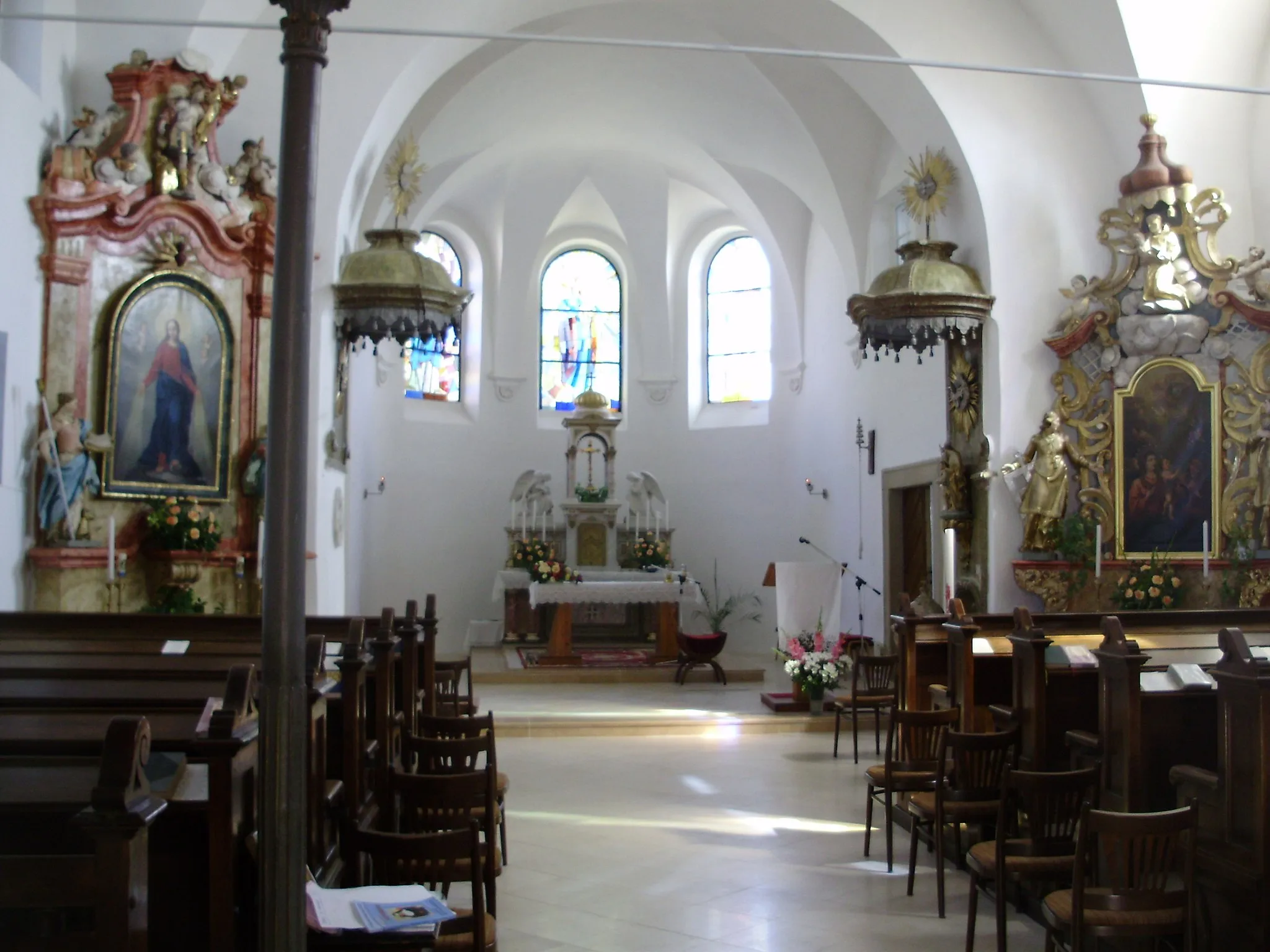 Photo showing: Interiér kostela v Drnovicích (Vyškov District, Czech Republic)