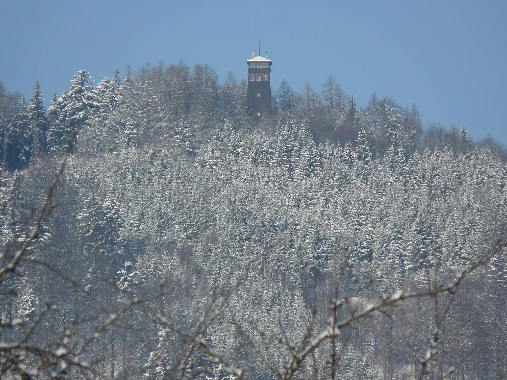 Photo showing: outlook-tower Haj, near Sumperk in Czech Republic