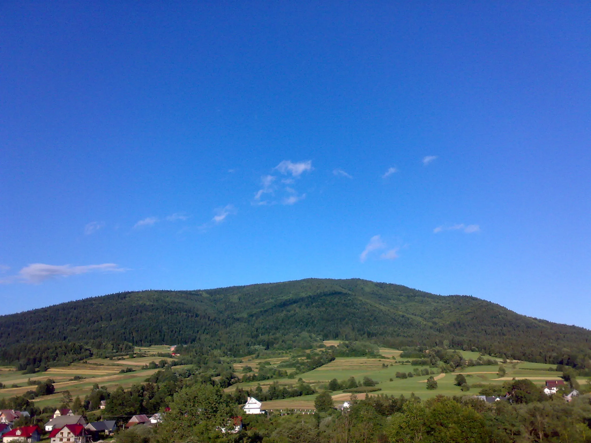 Photo showing: Łopień - from the western side