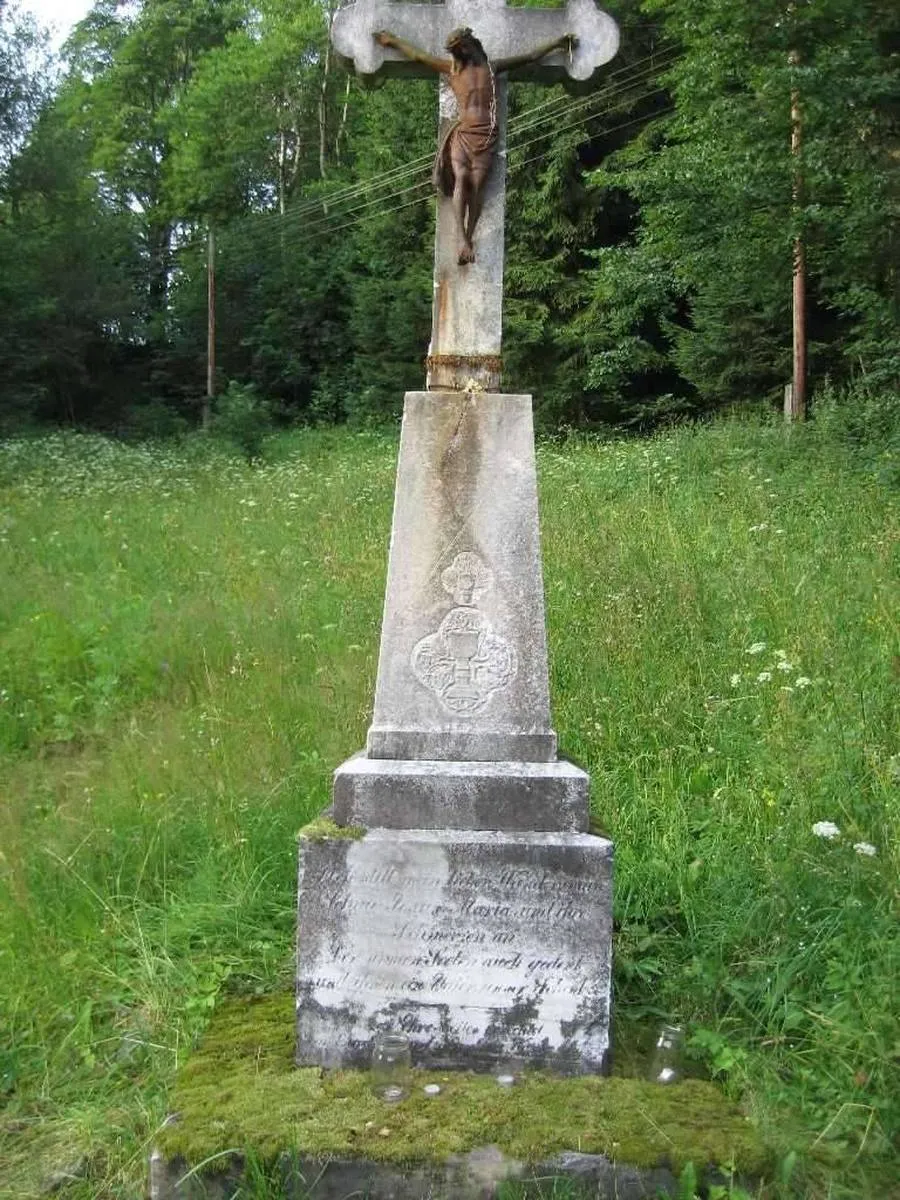 Photo showing: Wayside cross in Jindřichov in Šumperk District – entry no. 16236.