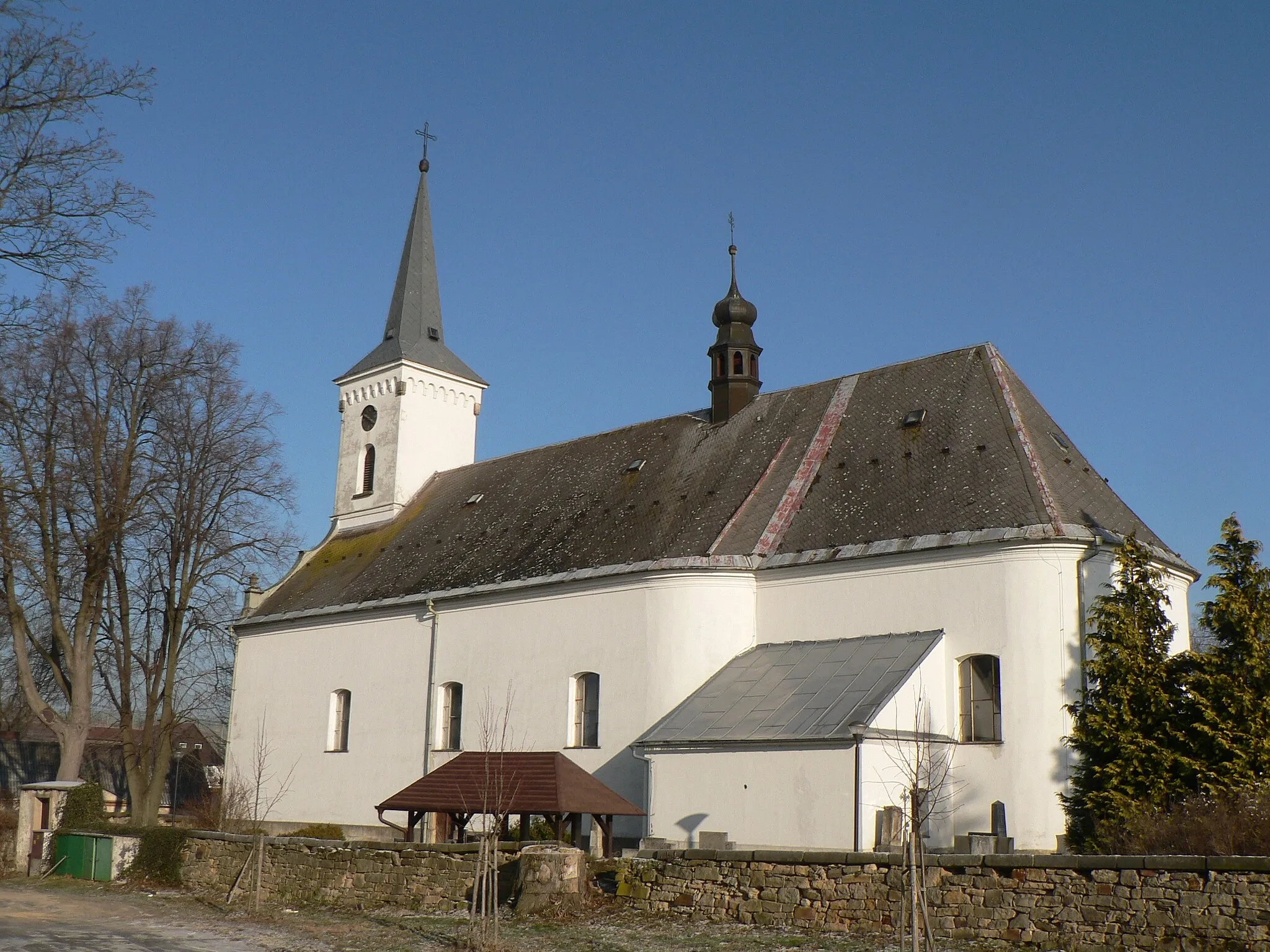 Photo showing: Kostel svatého Mikuláše (Starý Maletín)