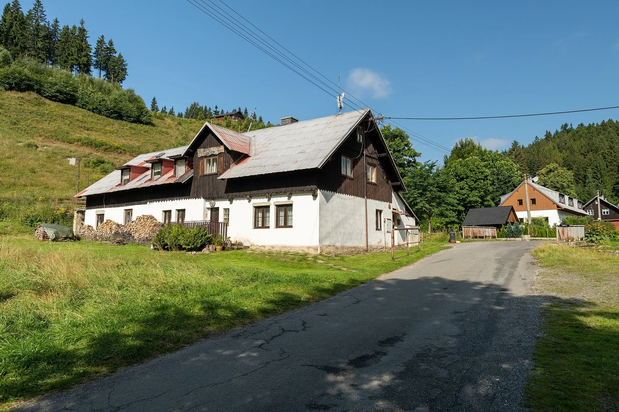 Photo showing: Vesnice Petříkov, část obce Ostružná