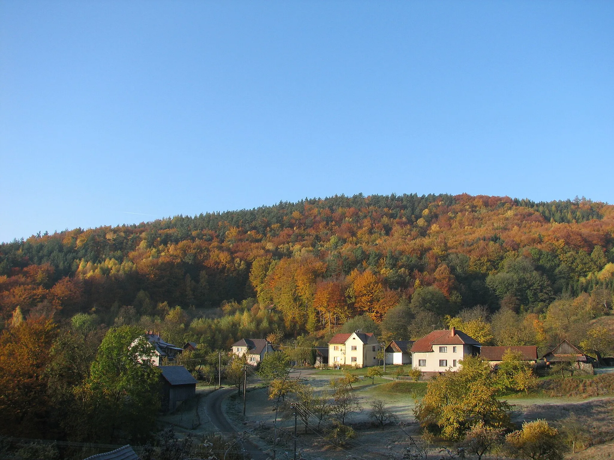 Photo showing: Pohled na obec Pradlisko