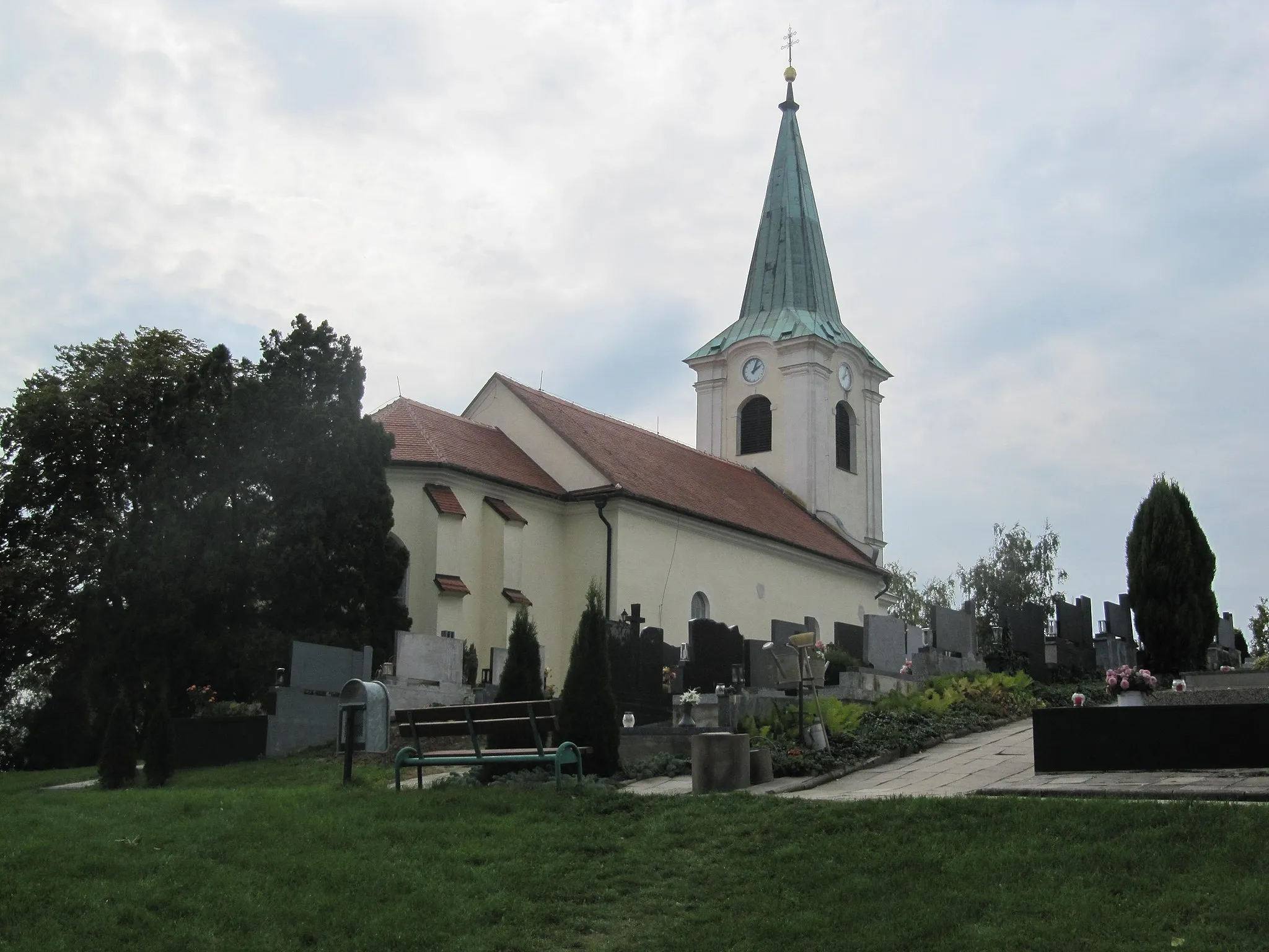 Photo showing: Uherské Hradiště, part Sady, Czech Republic.Church.
