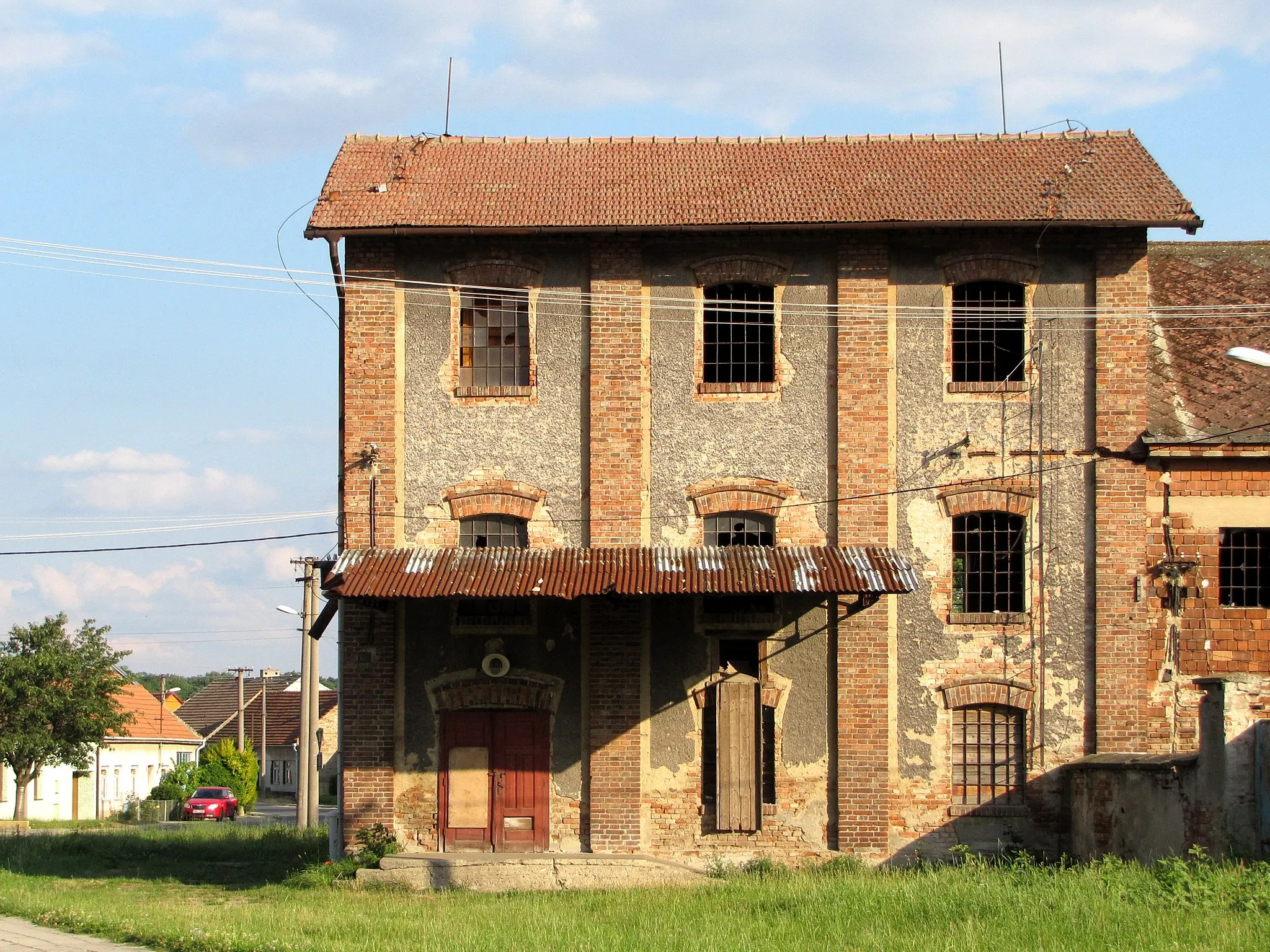 Photo showing: Bývalý mlýn ve Svatobořicích, okres Hodonín