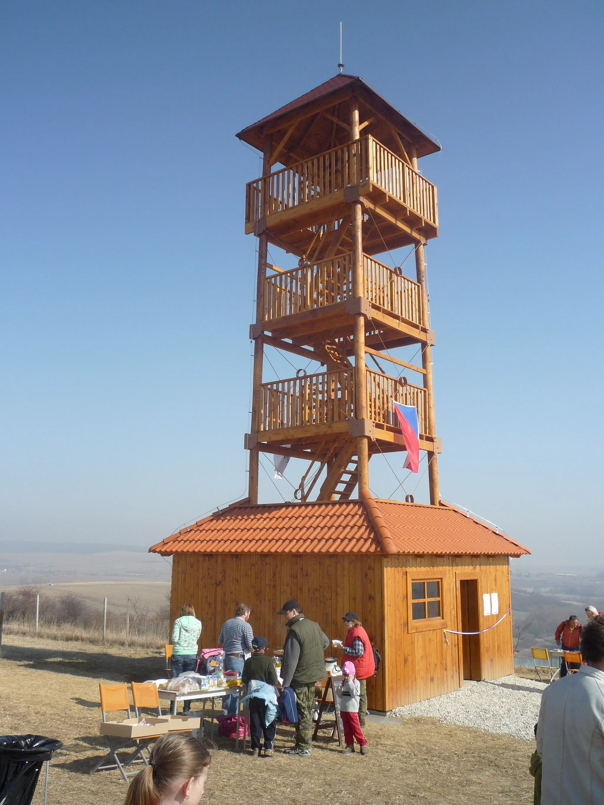 Photo showing: Těšánky - rozhledna Zdenička slavnostní otevření 17.03.2012