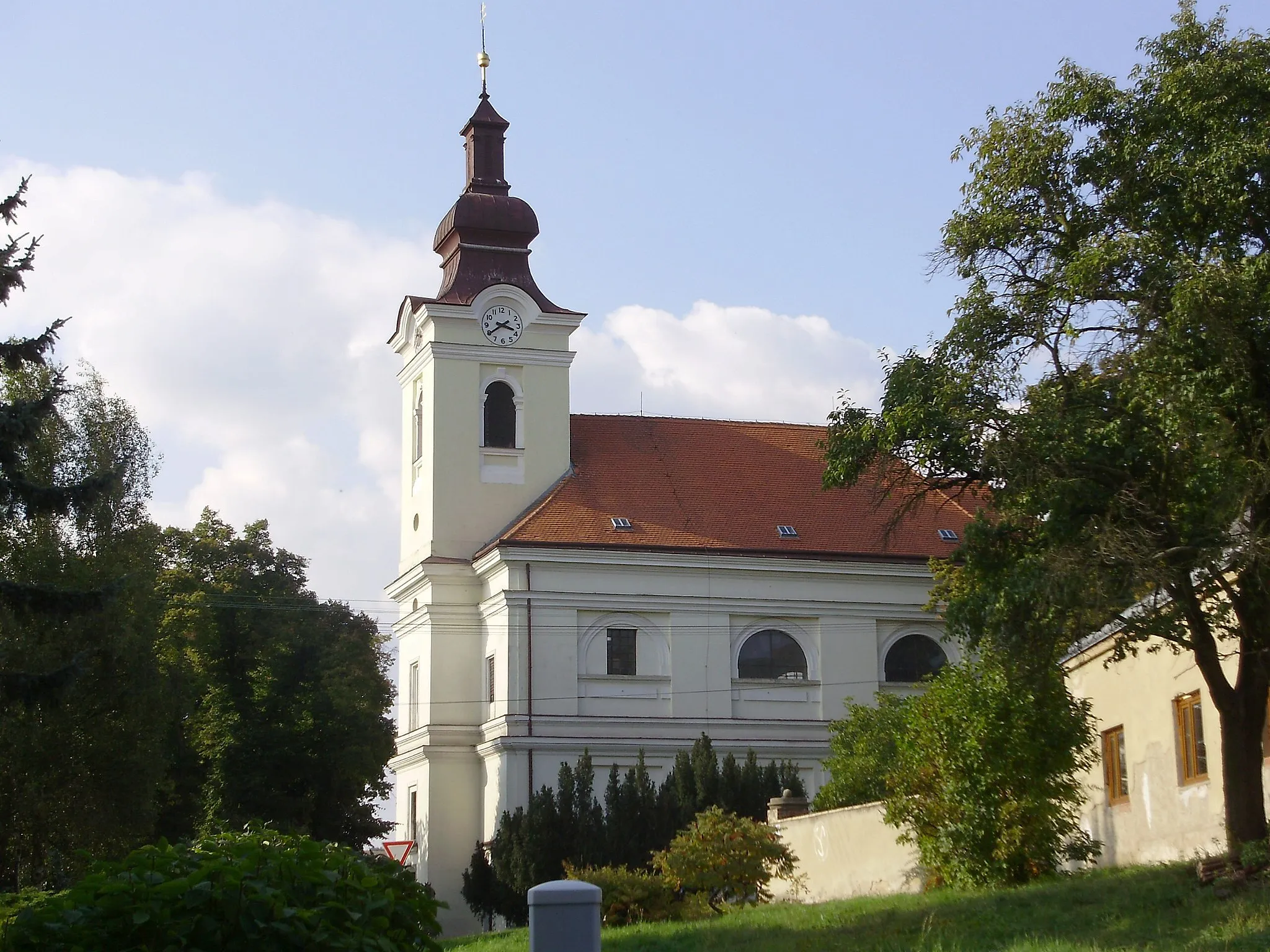 Photo showing: Farní kostel Nanebevzetí Panny Marie Bohdalice (Vyškov- Czech republic)