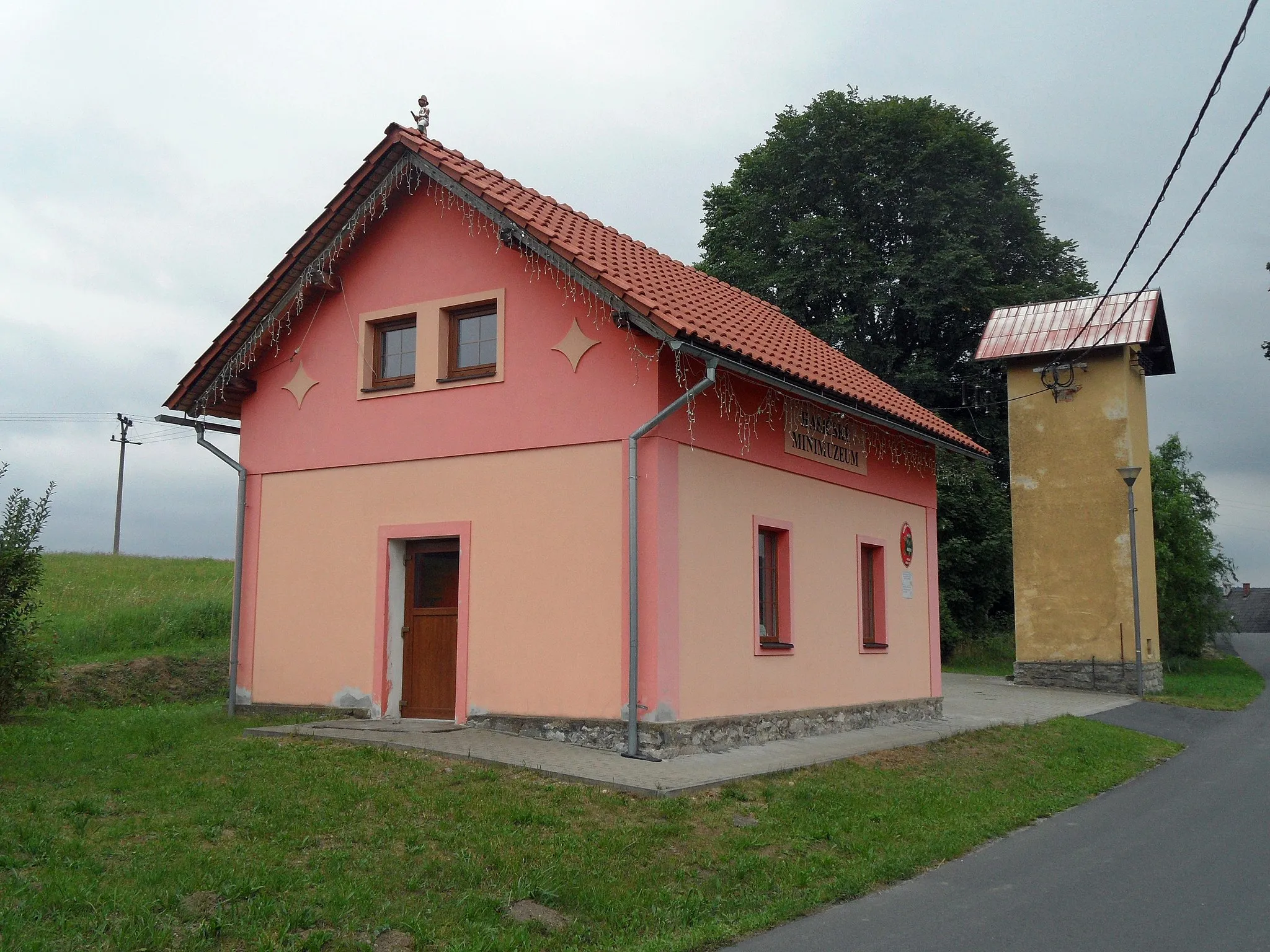 Photo showing: Hradec-Nová Ves: Museum of Fire Fighters. Overview. Jeseník District, the Czech Republic.