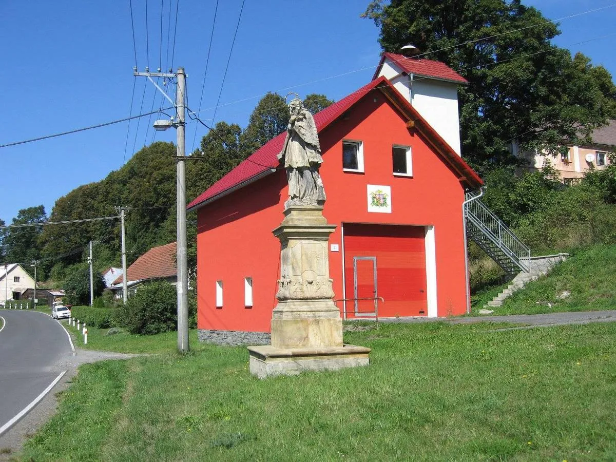 Photo showing: Statue in Norberčany in Olomouc District – entry no. 23181.