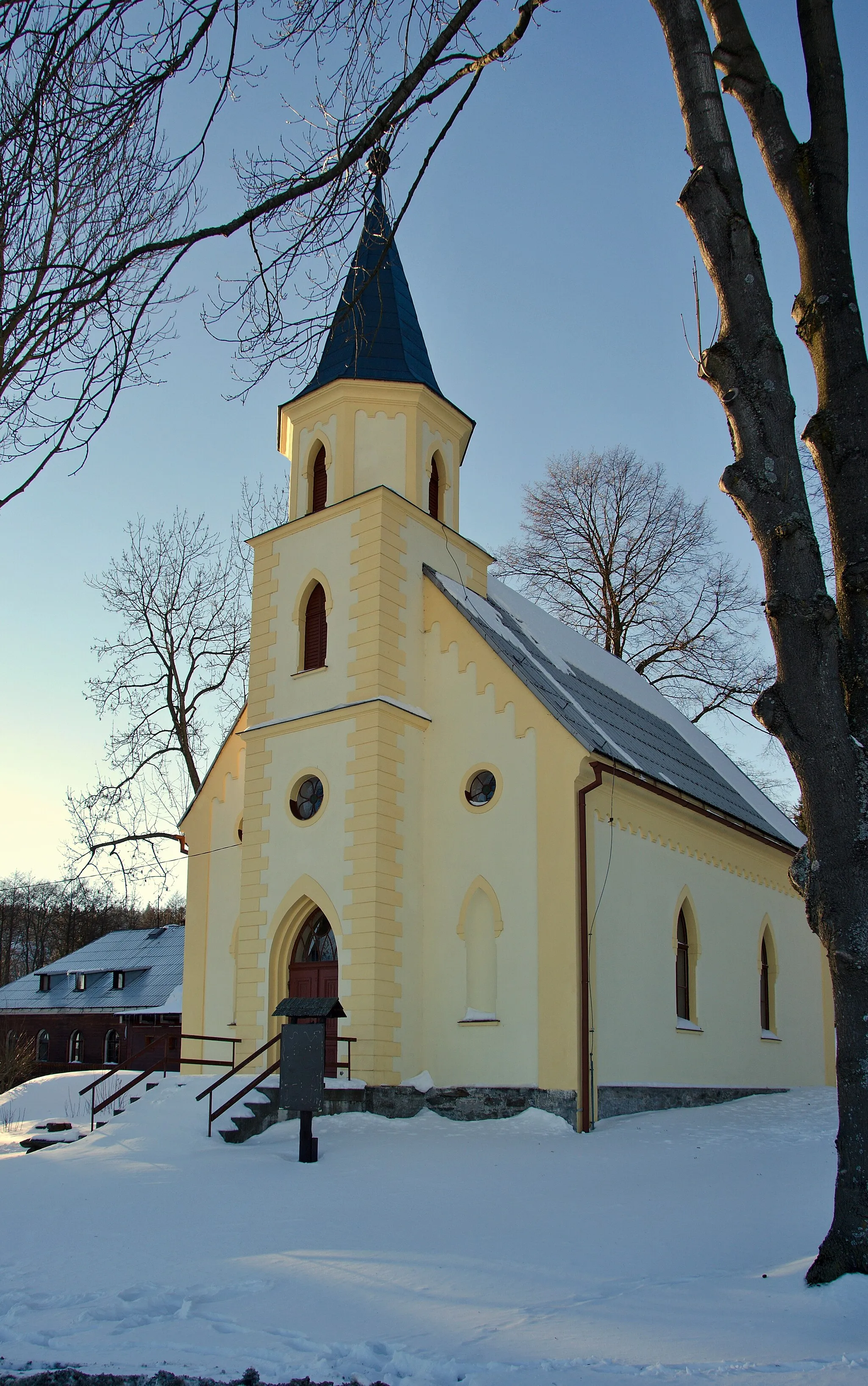 Photo showing: Kaple svaté Anny v Nové Vsi, místní části obce Dolní Moravice v okrese Bruntál