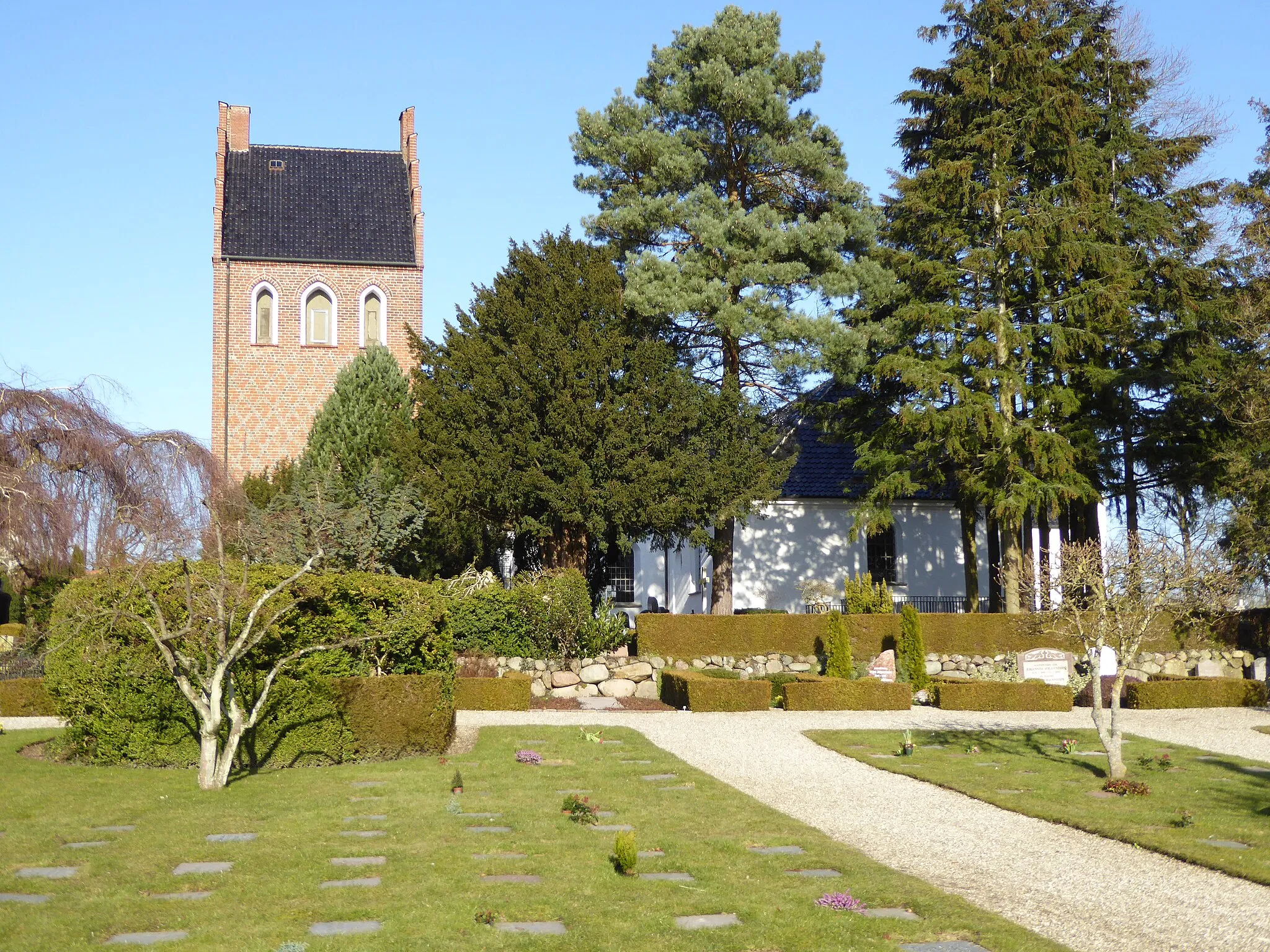 Photo showing: Asminderød Kirke in Fredensborg, Denmark