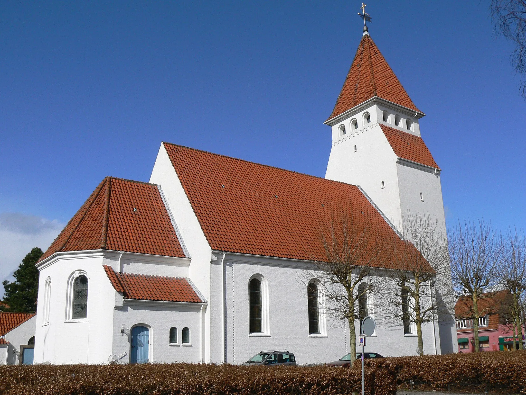Photo showing: Søborg Church, Søborggård Parish, Gladsaxe Municipality, Denmark