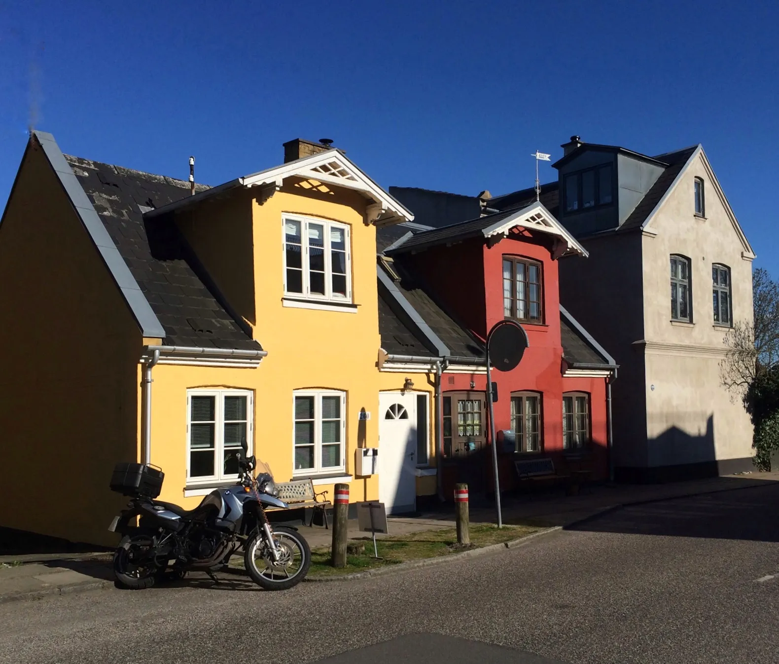 Photo showing: Old houses in the former fisherman's village Skovshoved just north of Copenhagen