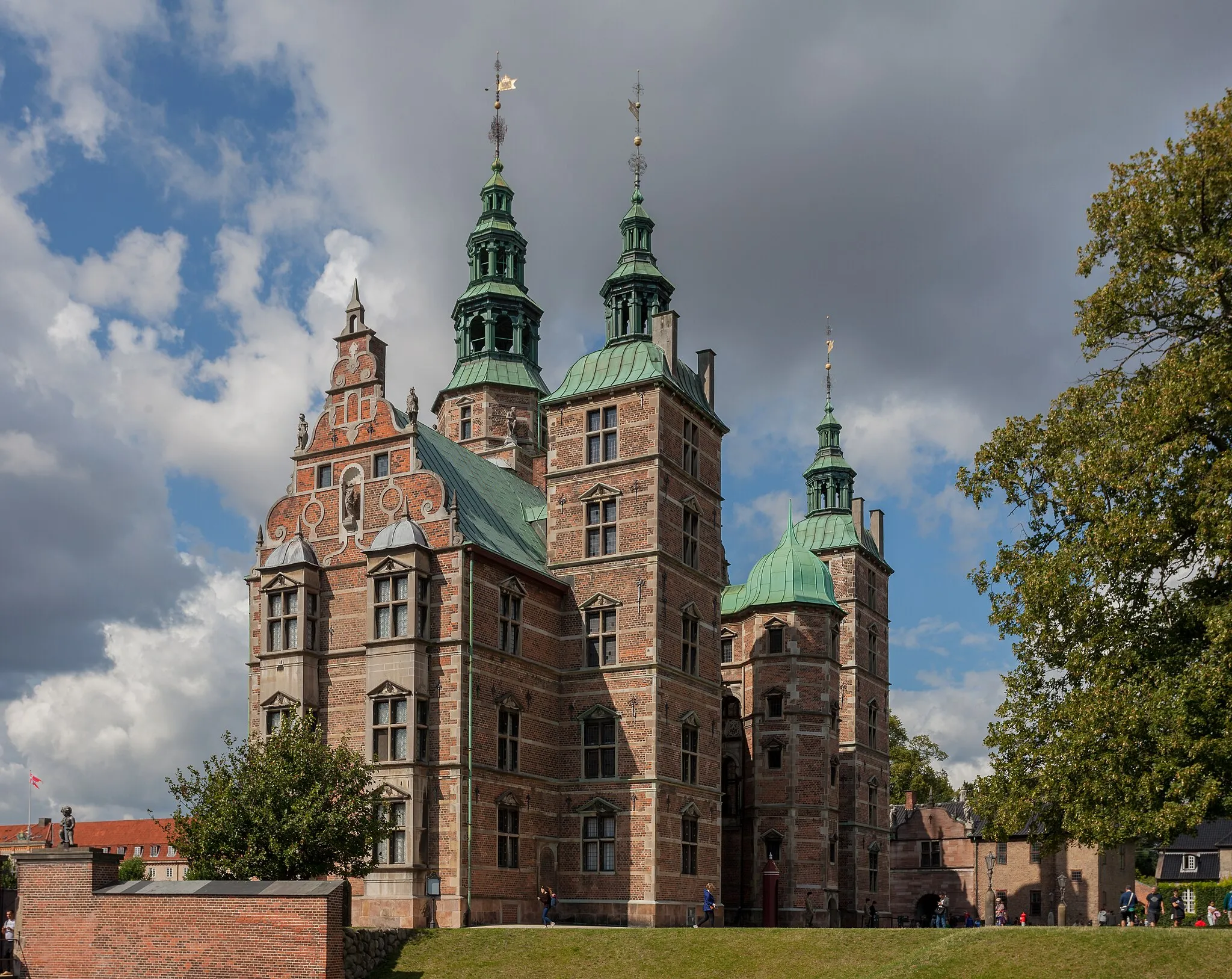 Photo showing: View of the Rosenborg Caslte in Copenhagen