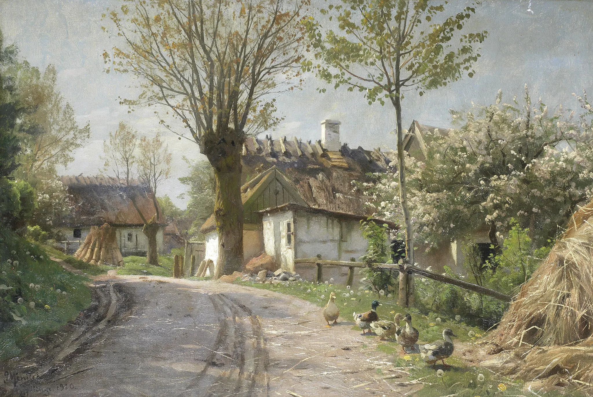 Photo showing: A country lane, Jyllinge