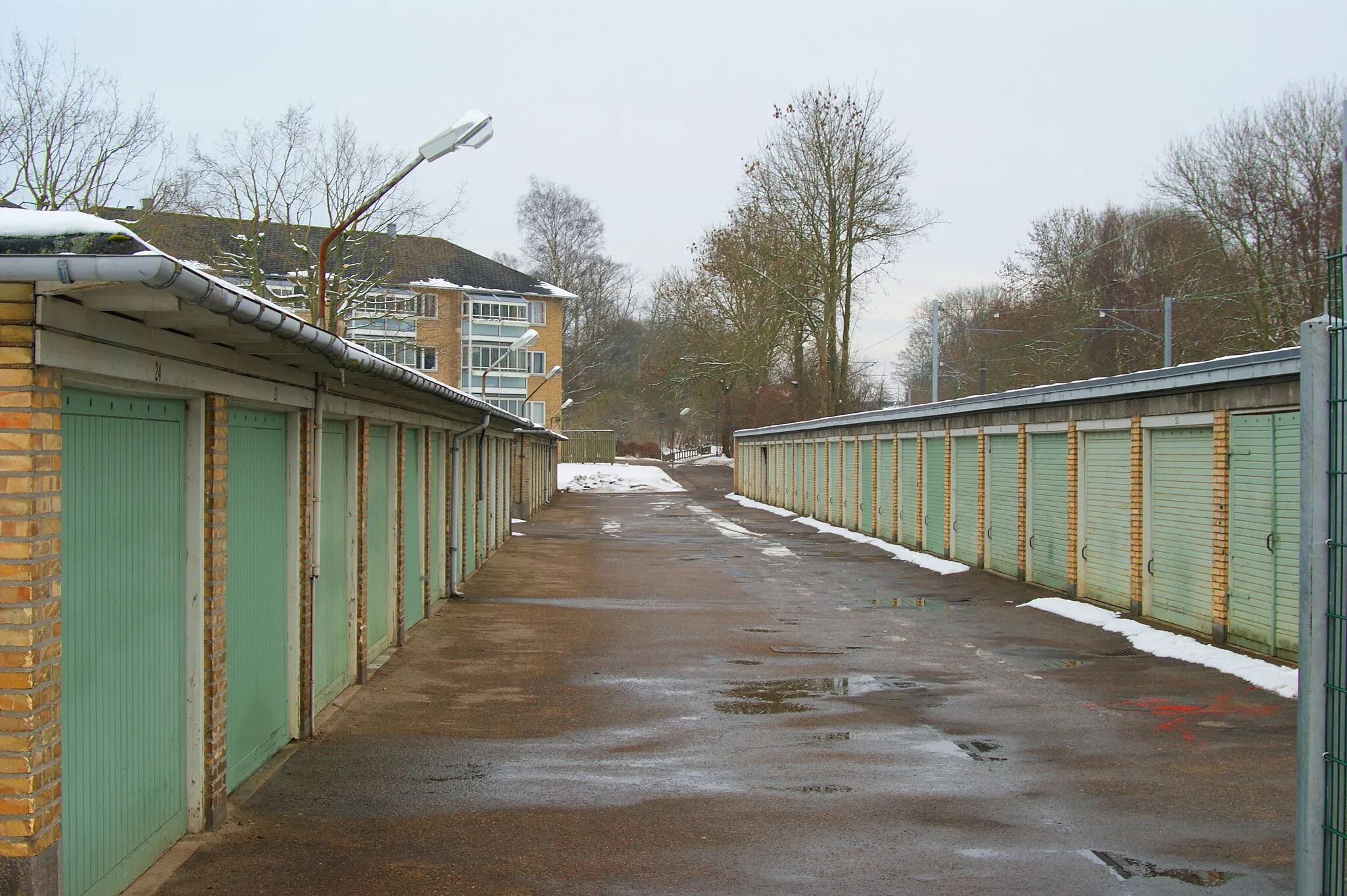 Photo showing: Garage Construction in Åfløjen