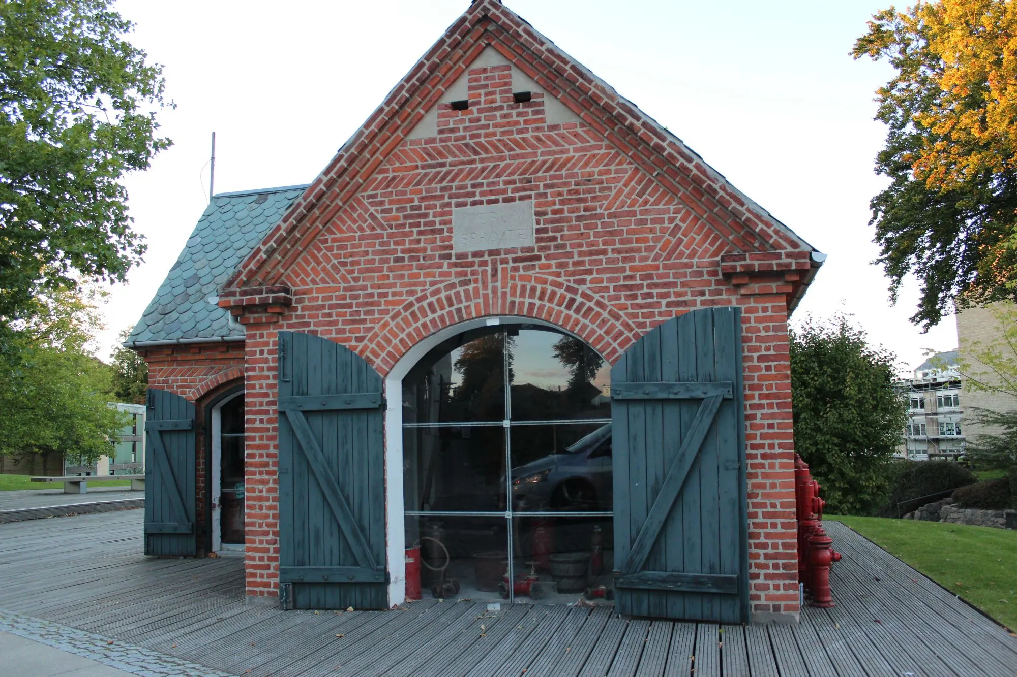 Photo showing: Museum of fire equipment in Nærum, north of Copenhagen, Denmark