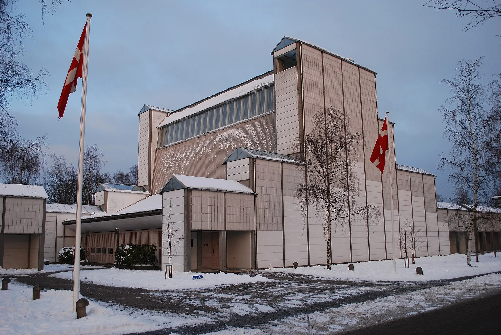 Photo showing: Bagsvaerd Church - Denmark