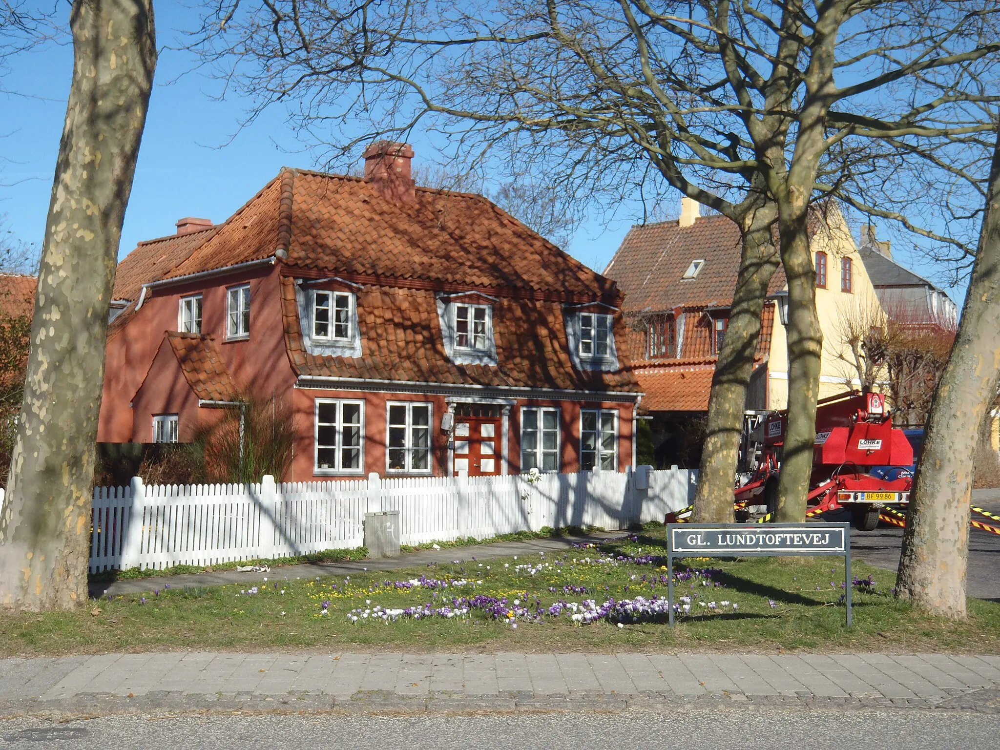 Photo showing: Hus i Bondebyen, Gammel Lundtoftevej, Kongens Lyngby