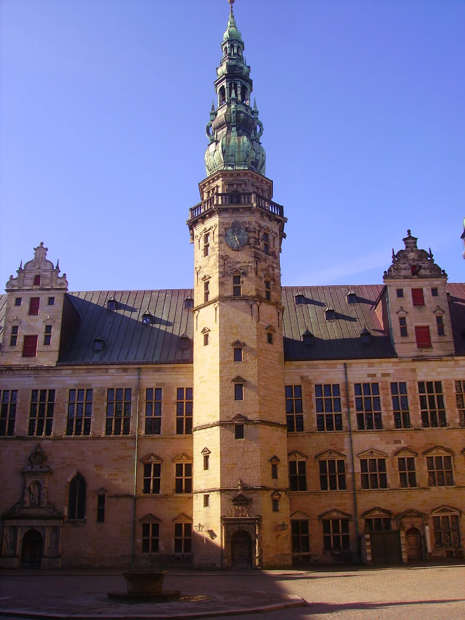 Photo showing: Tower of Kronborg Castle, Helsingör