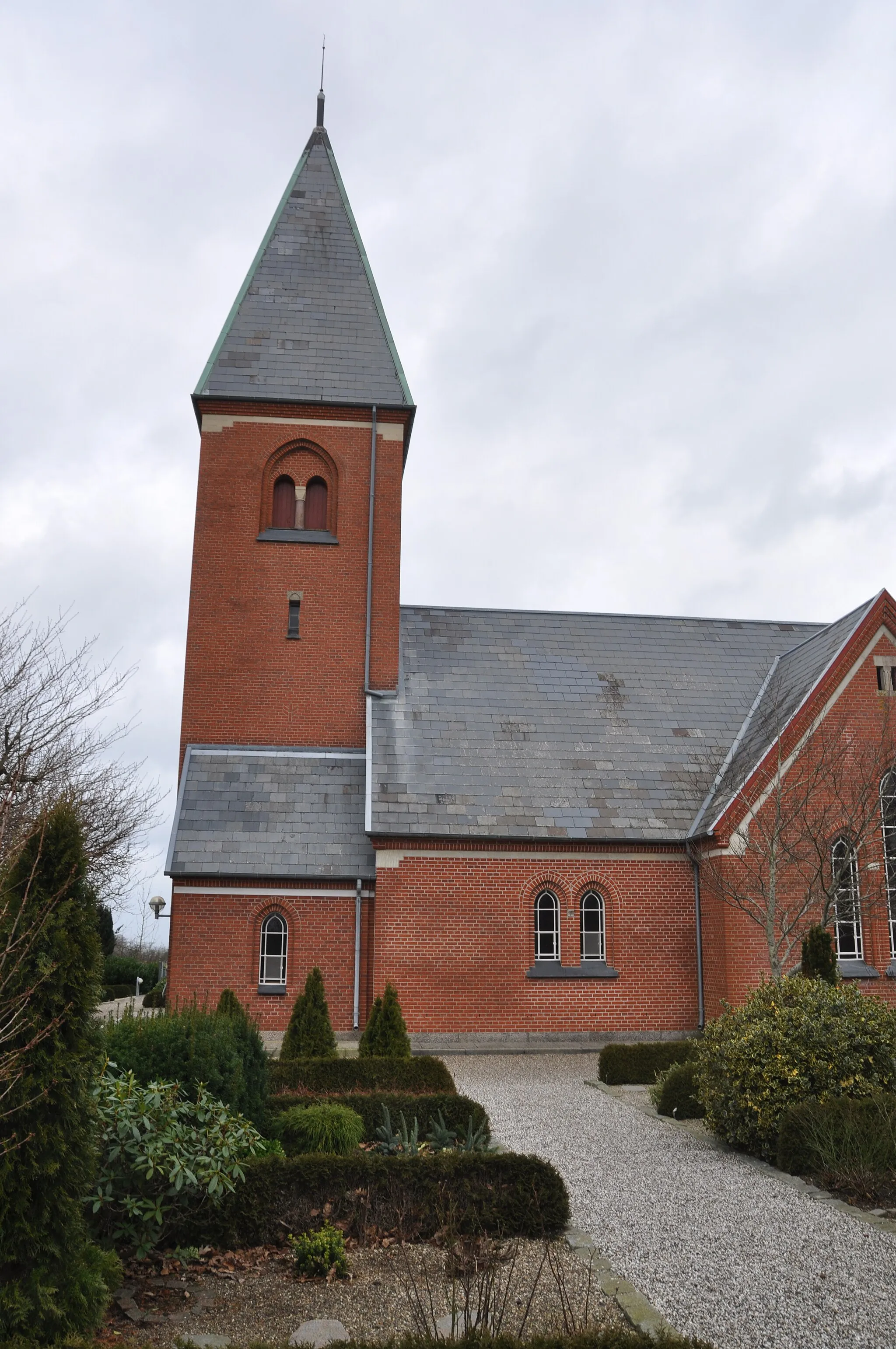 Photo showing: Kvium ist ein Ort in der dänischen Sogn Hjerm Østre in der Kommune Struer