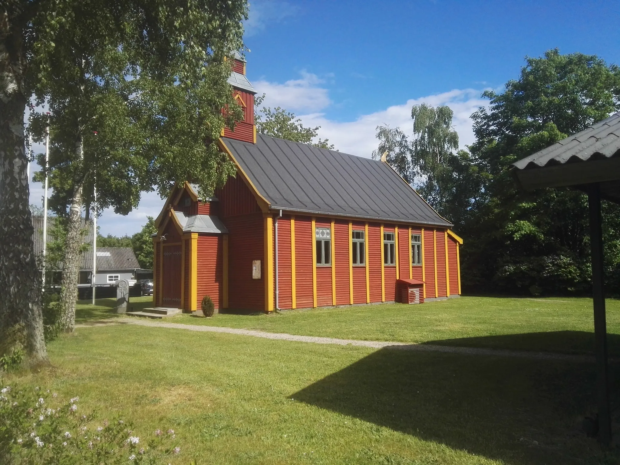 Photo showing: Den katolske Sankt Mikaels Kirke i Pindstrup