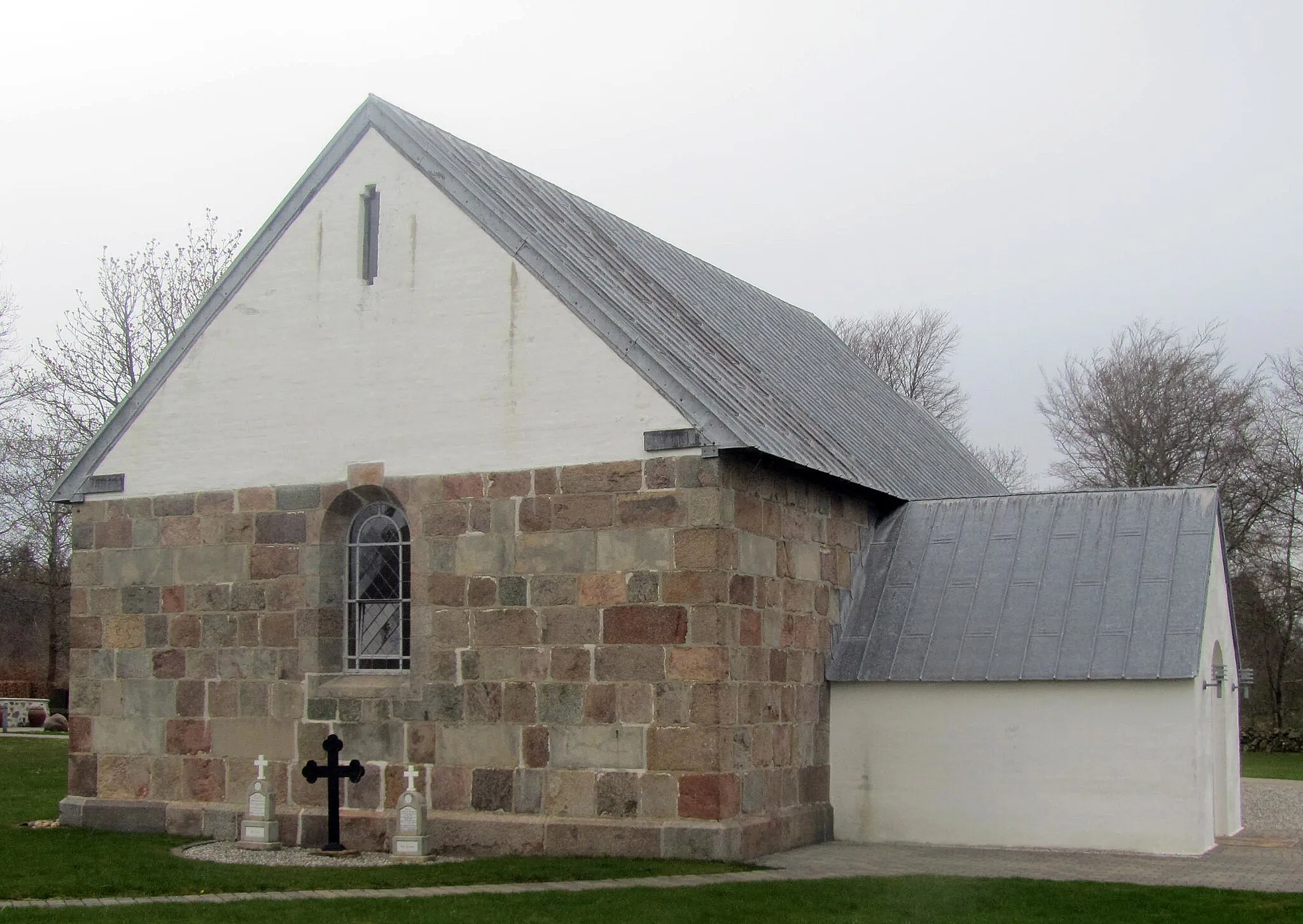 Photo showing: Arnborg Kirke set fra vest