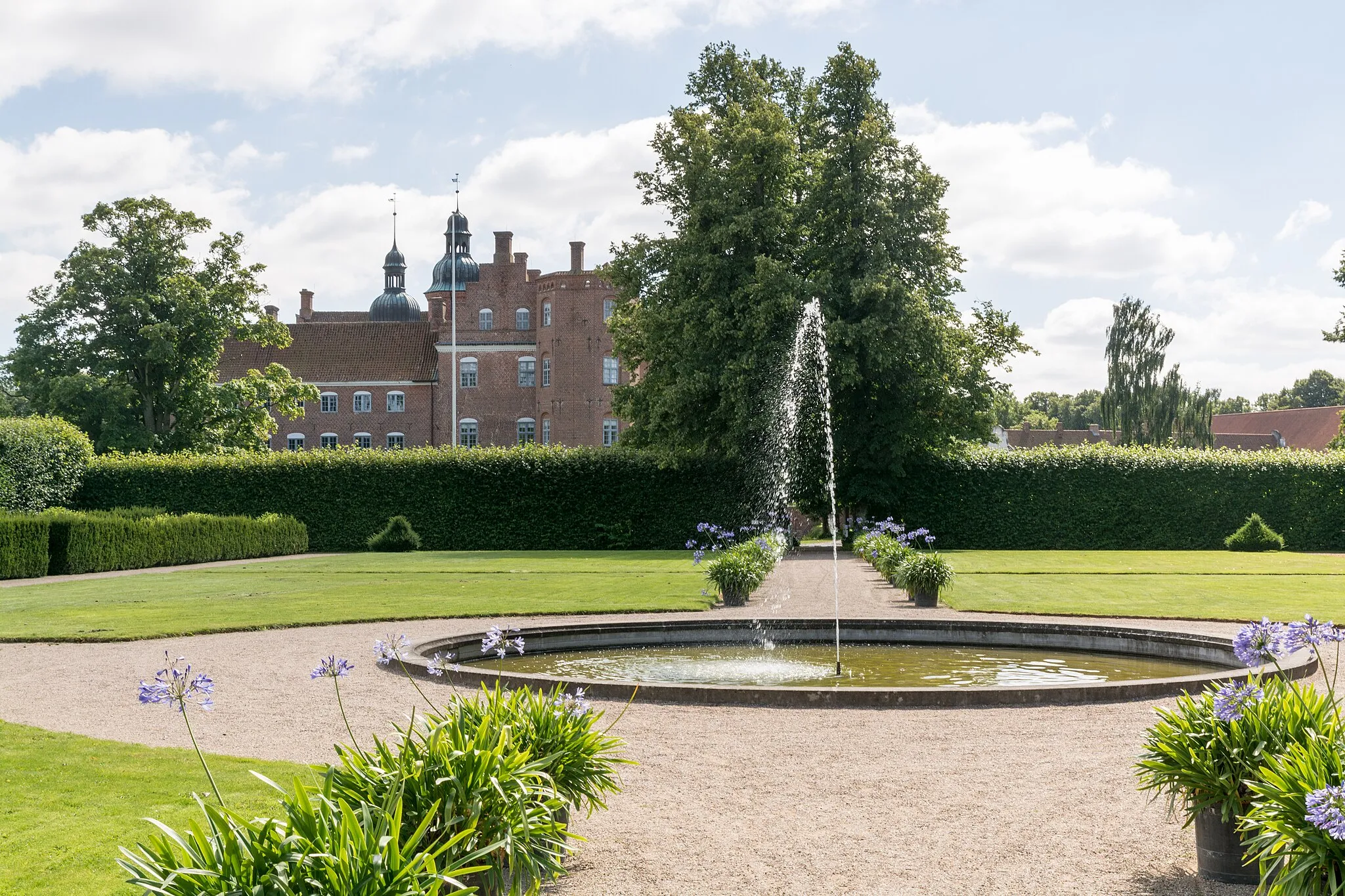 Photo showing: Baroque garden of Gammel Estrup manor (Norddjurs Kommune).