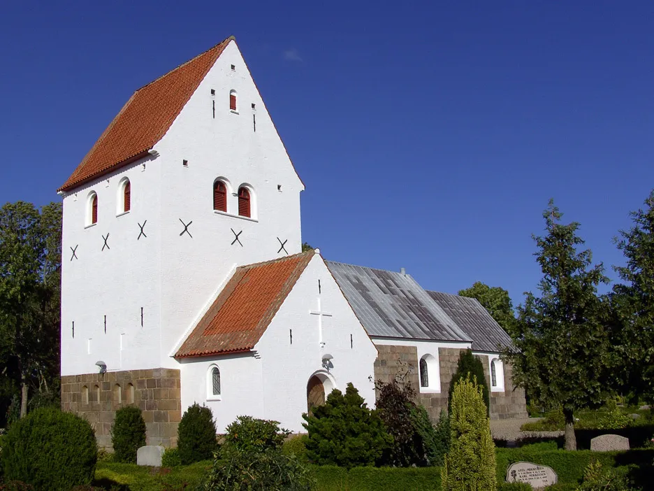 Photo showing: Durup Kirke fra sydvest