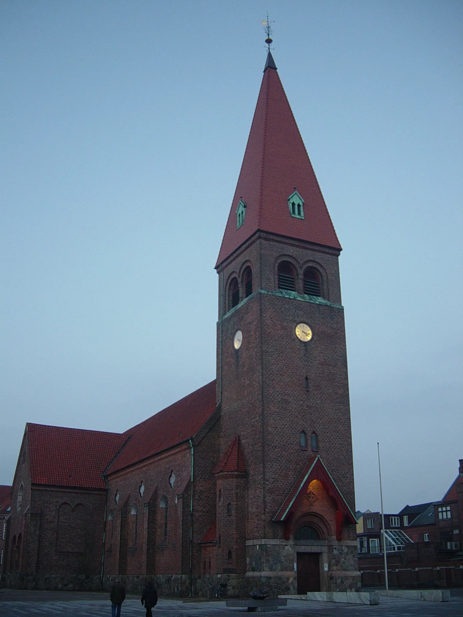 Photo showing: Holstebro Kirke fra 1907