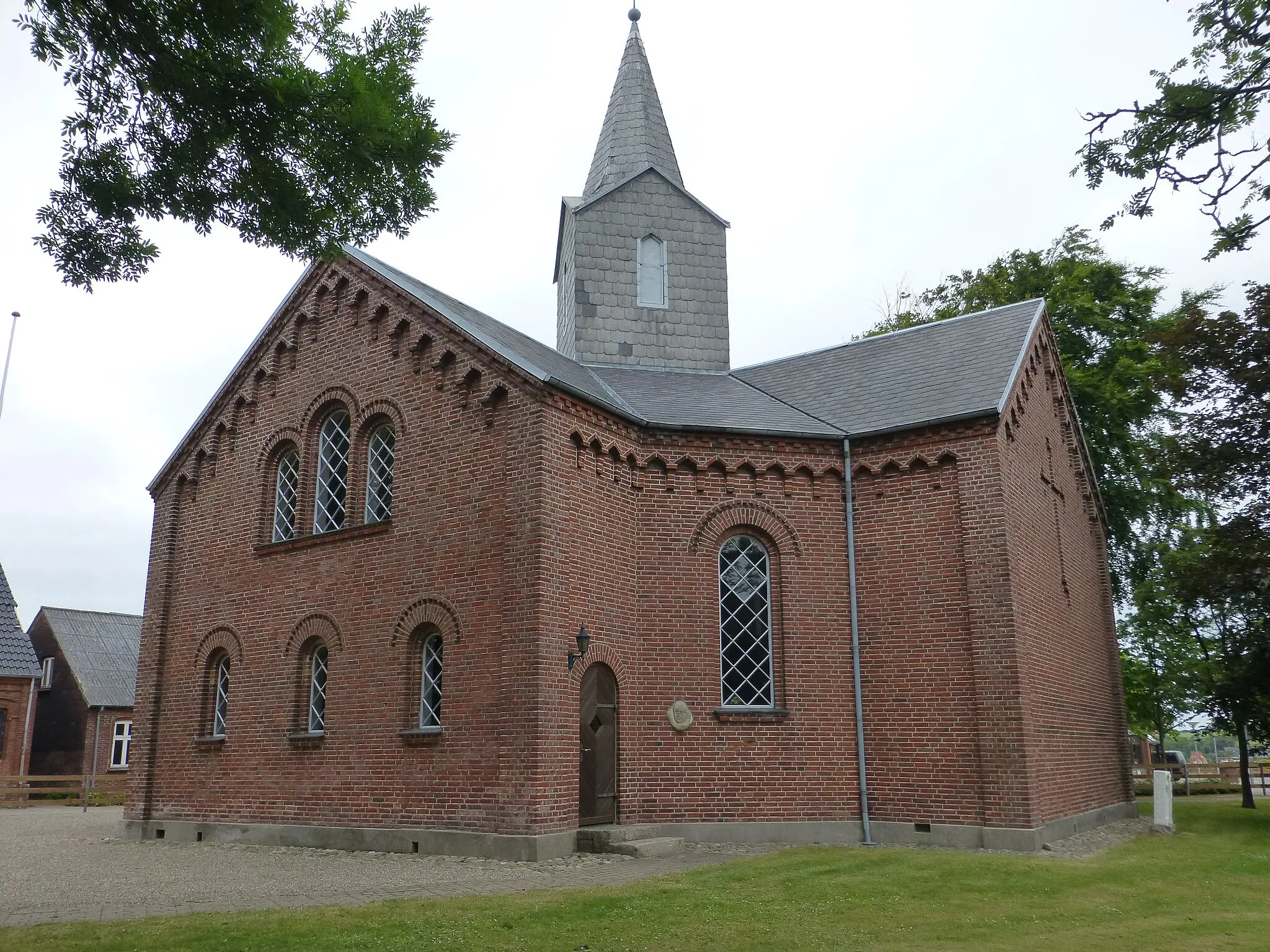 Photo showing: The church Johanneskirken belonging to Lemvig og Omegns Valgmenighed in Lemvig in Denmark.