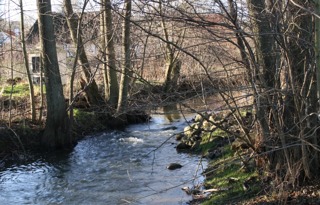 Photo showing: The rivulet Giber Å near the village Fulden
