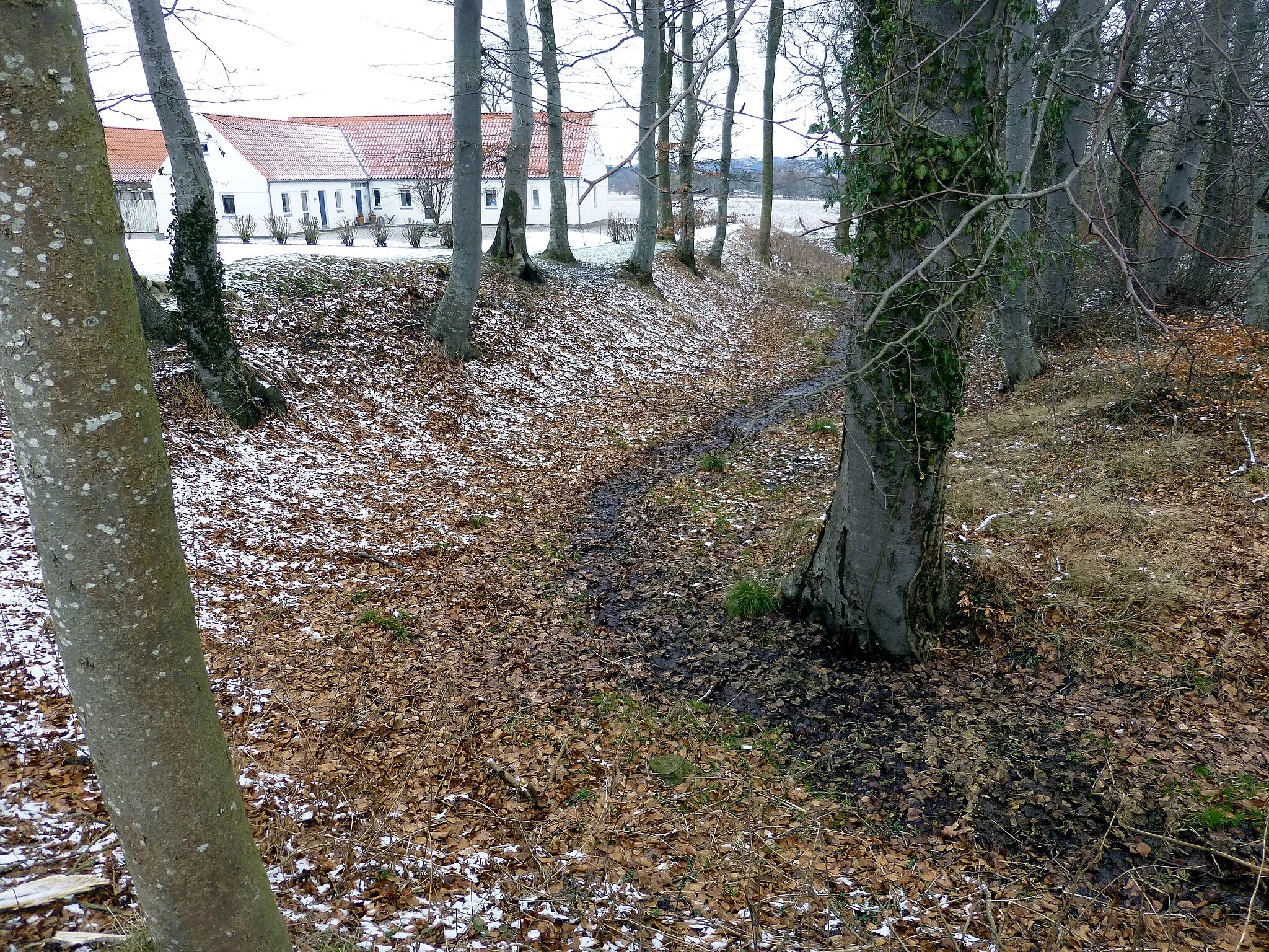 Photo showing: Bådstedgård eller Bodstedgaard. Østvolden st mod nord