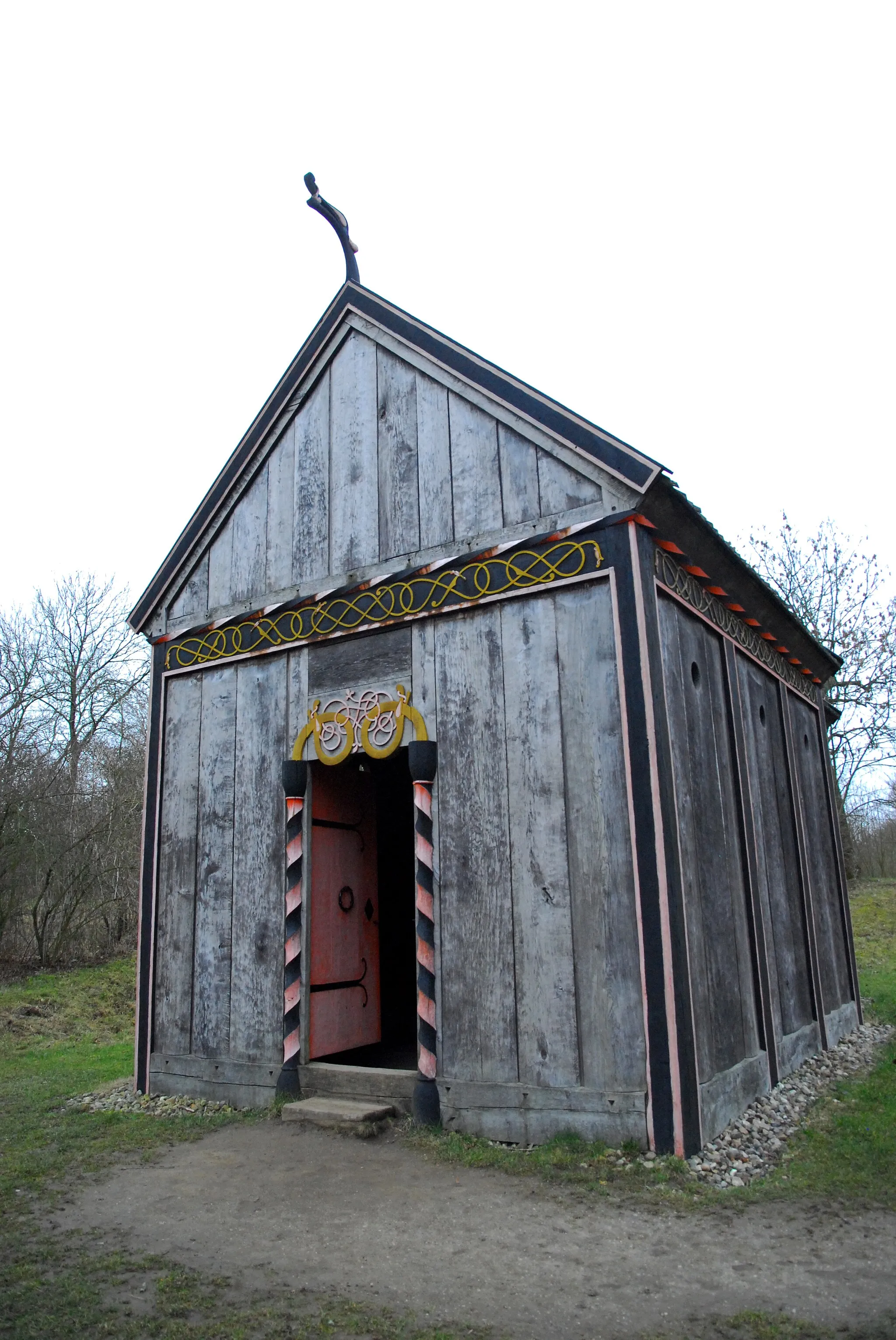 Photo showing: Trækirken ved Moesgård