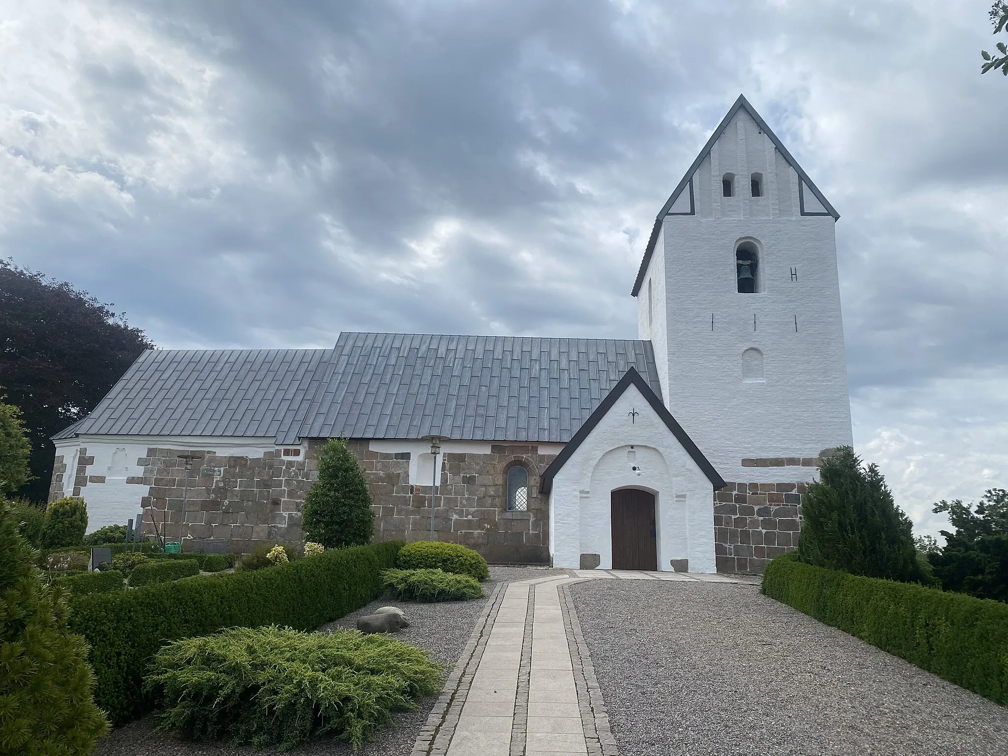 Photo showing: Brejning kirke fra nord
