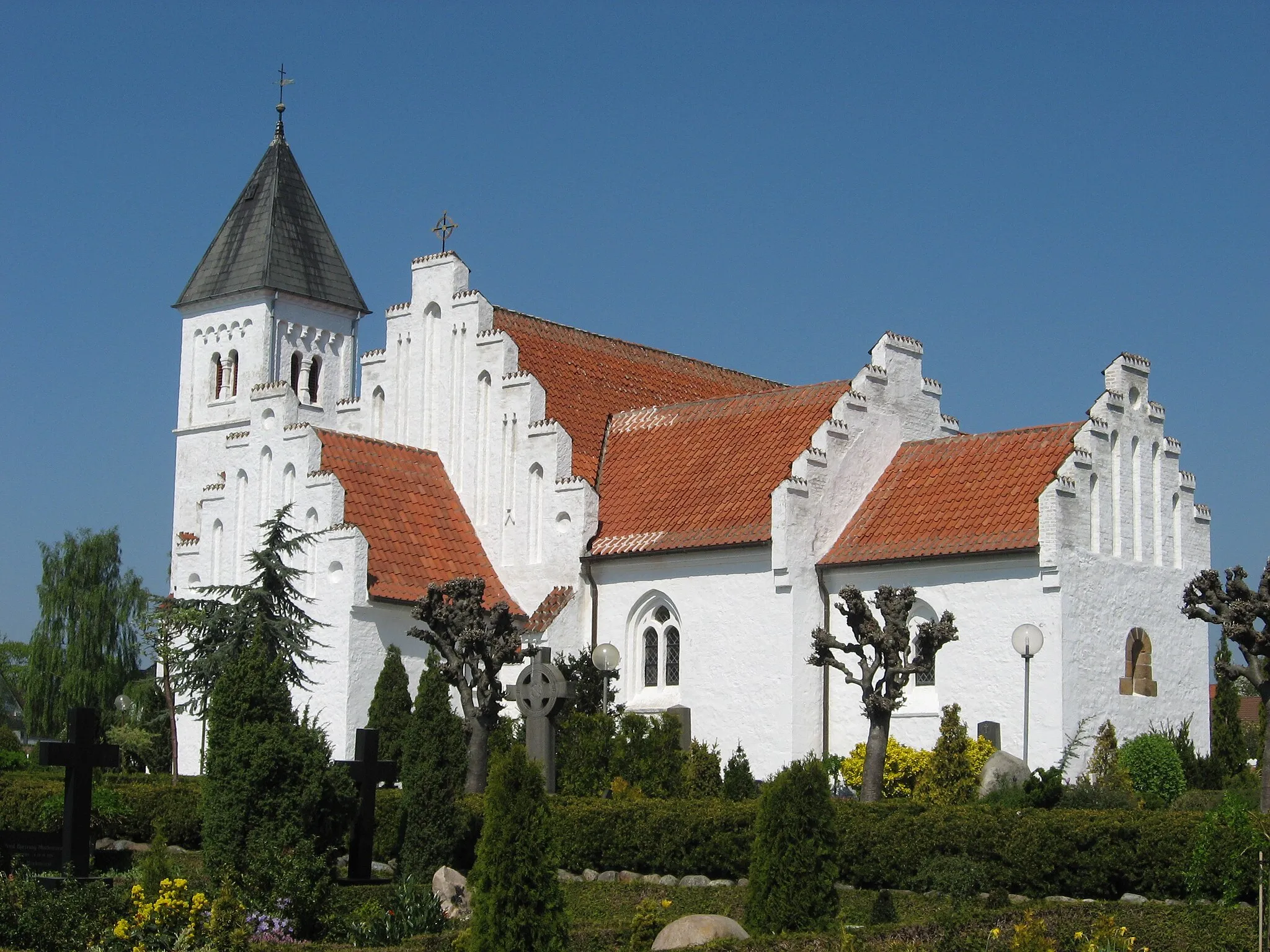 Photo showing: Brabrand Kirke in Brabrand Sogn in Århus Kommune, Denmark.