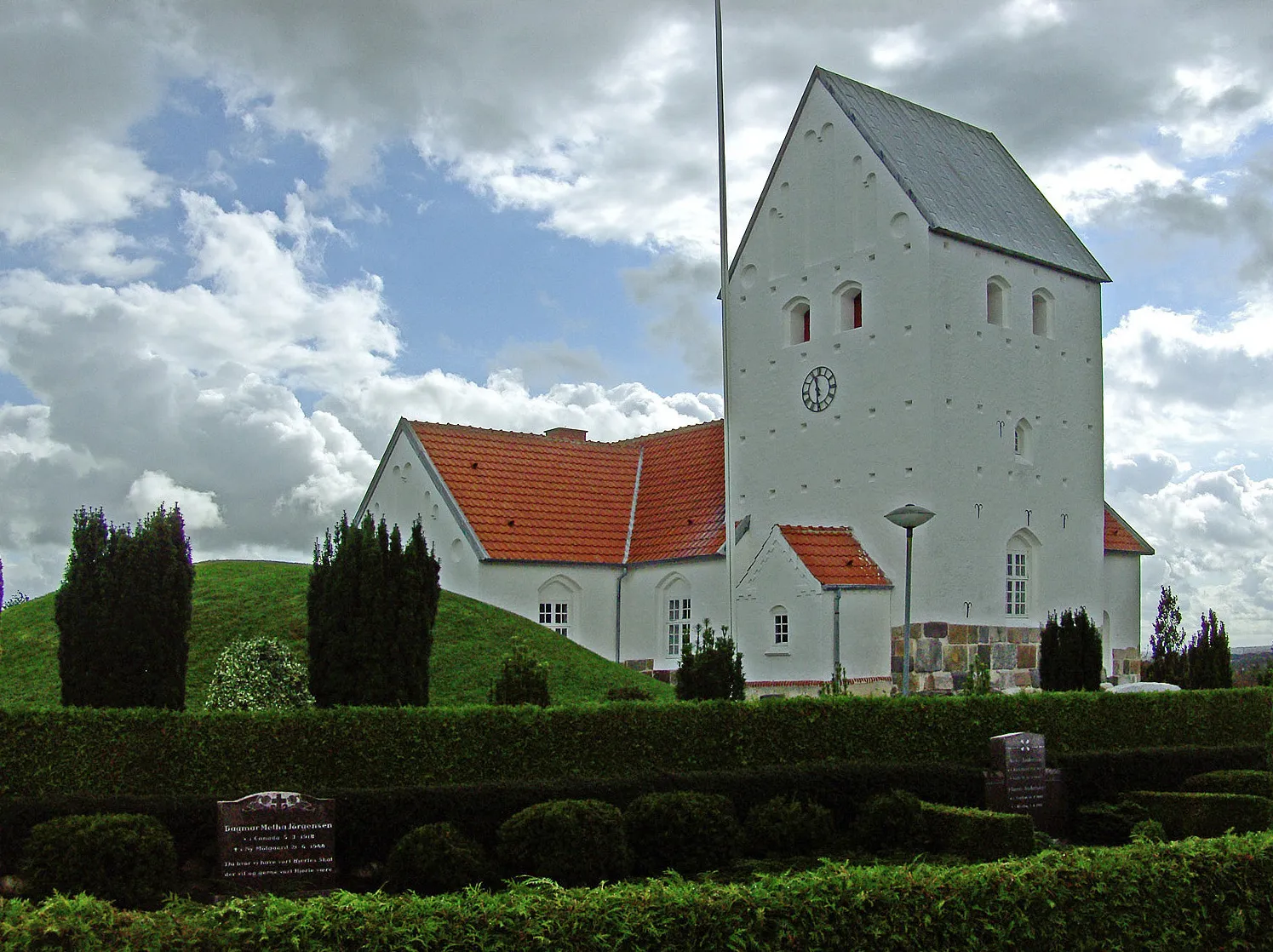 Photo showing: Timring kirke, Herning, fra nordvest