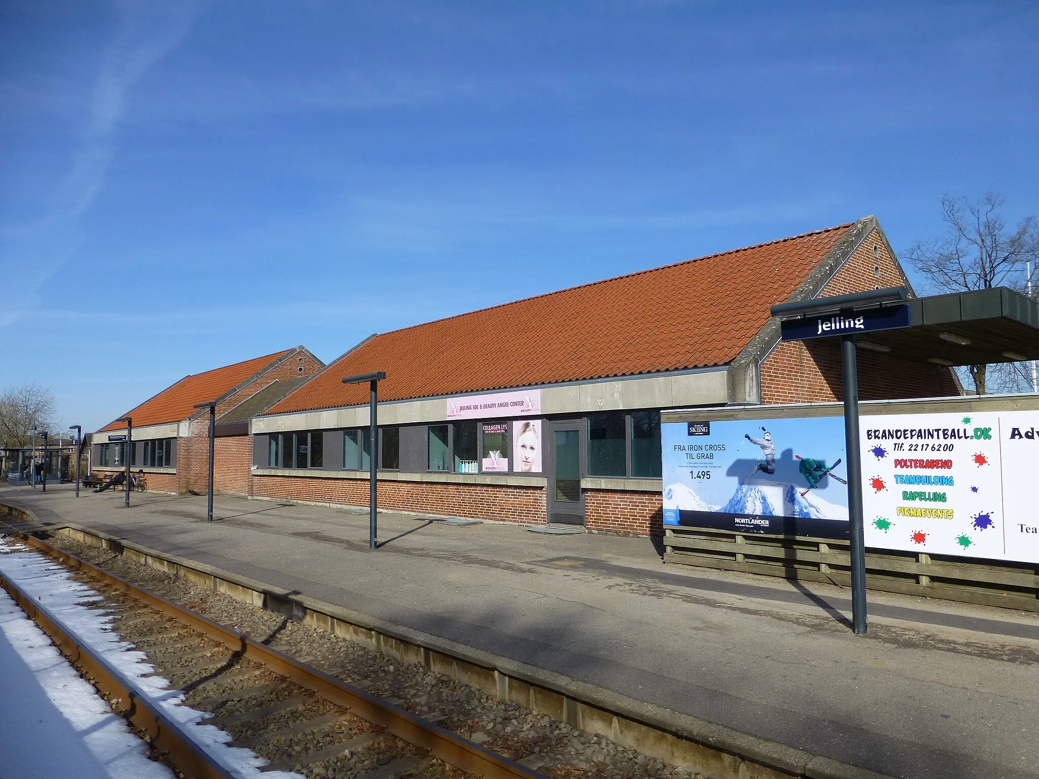 Photo showing: Jelling Station in Denmark.